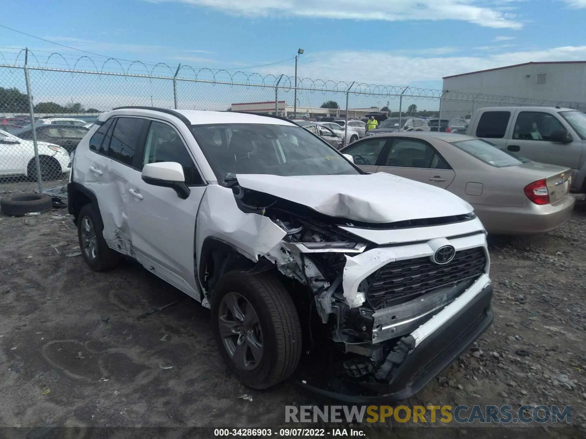 6 fotografías del automóvil dañado 2T3W1RFVXNC199495 TOYOTA RAV4 2022