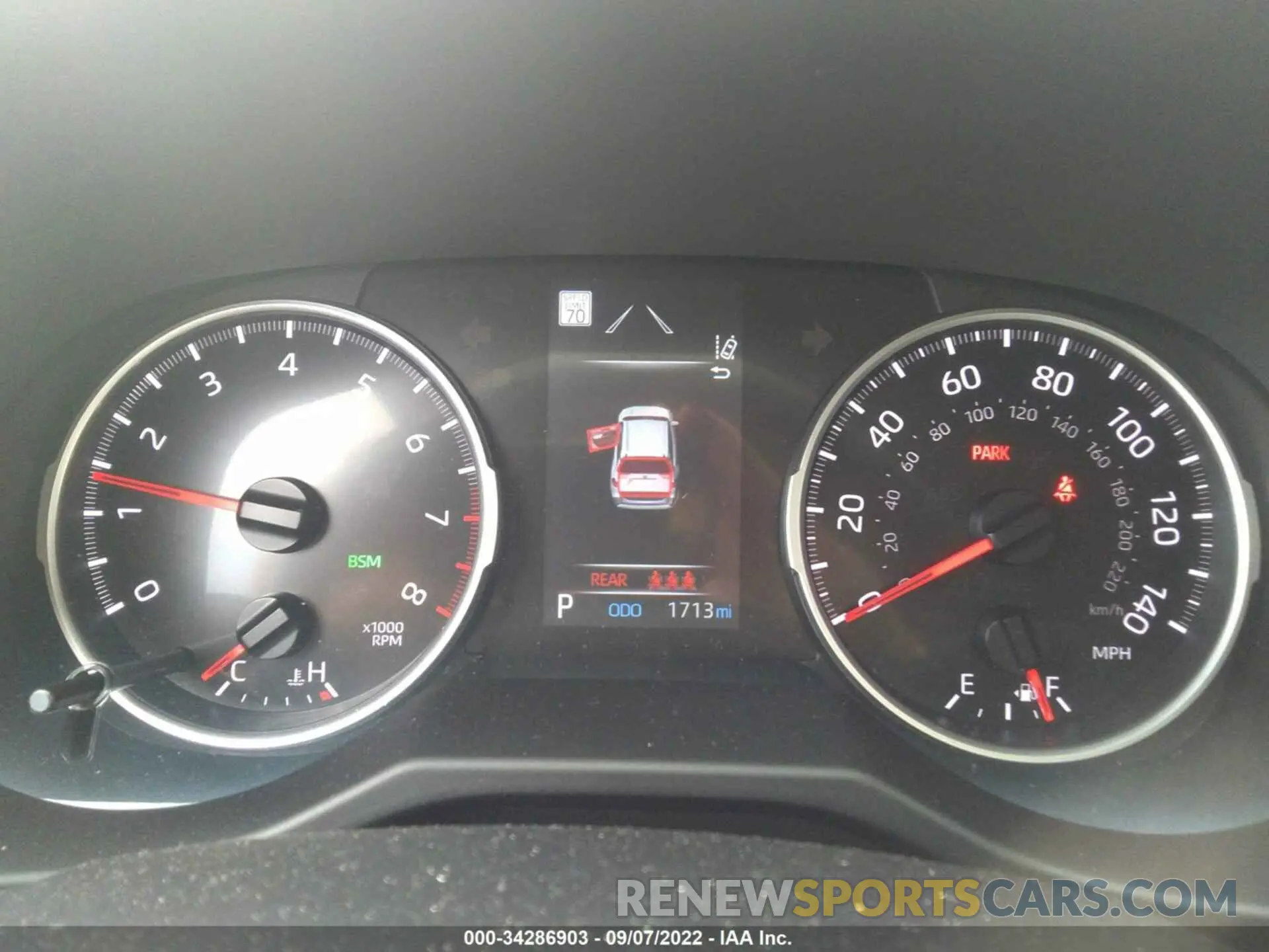 7 fotografías del automóvil dañado 2T3W1RFVXNC199495 TOYOTA RAV4 2022