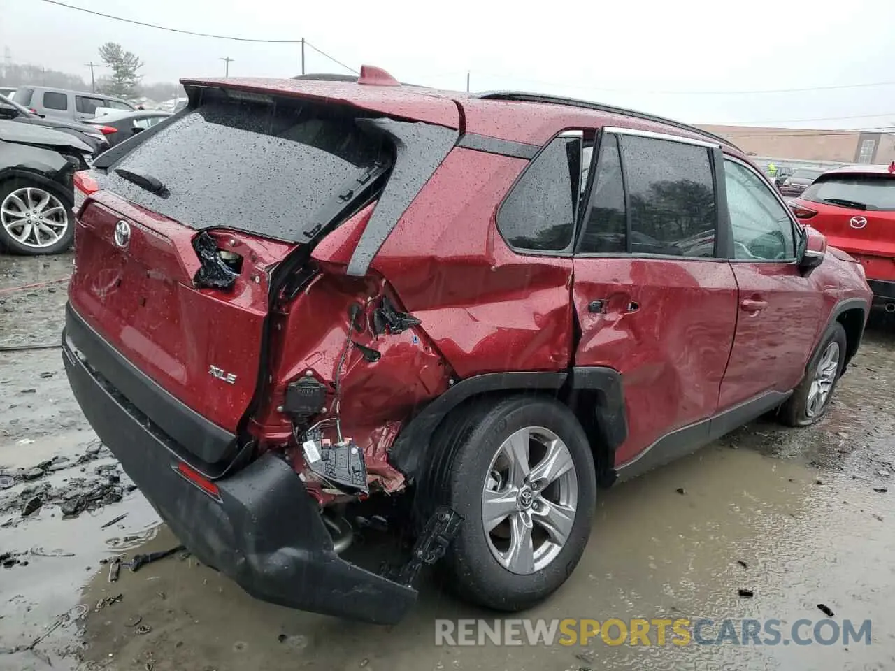 3 fotografías del automóvil dañado 2T3W1RFVXNW197213 TOYOTA RAV4 2022