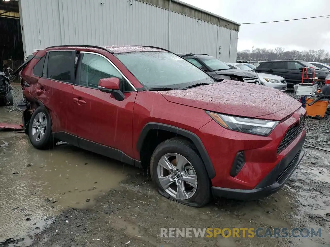4 fotografías del automóvil dañado 2T3W1RFVXNW197213 TOYOTA RAV4 2022