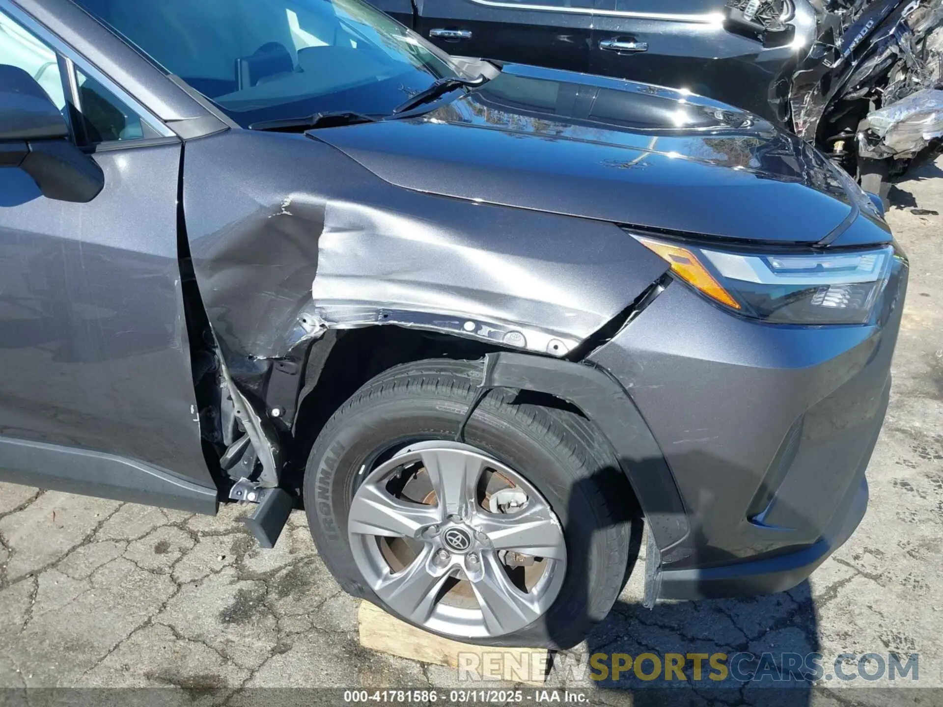 6 fotografías del automóvil dañado 2T3W1RFVXNW201664 TOYOTA RAV4 2022