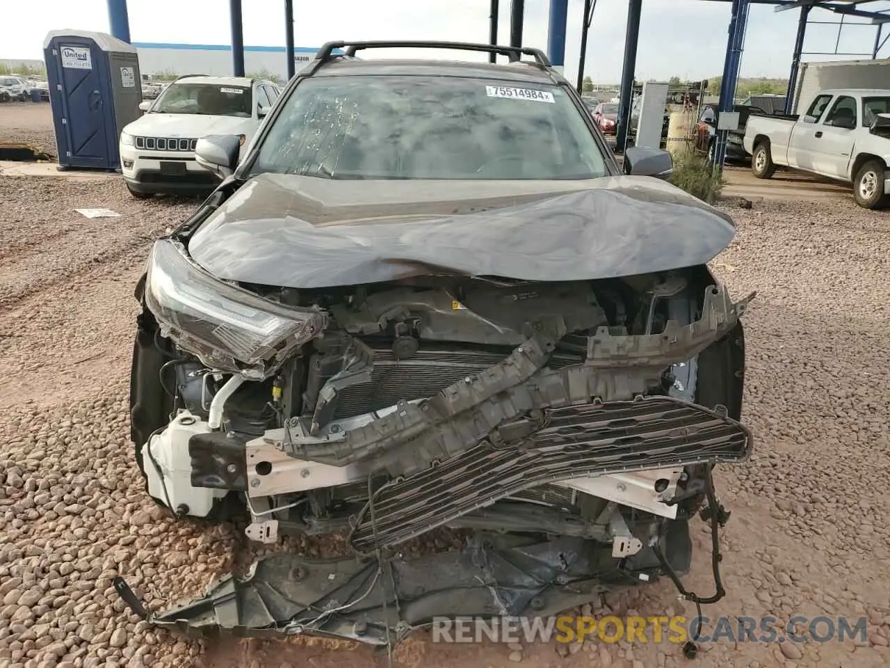 5 fotografías del automóvil dañado 2T3Y1RFV1NC185428 TOYOTA RAV4 2022