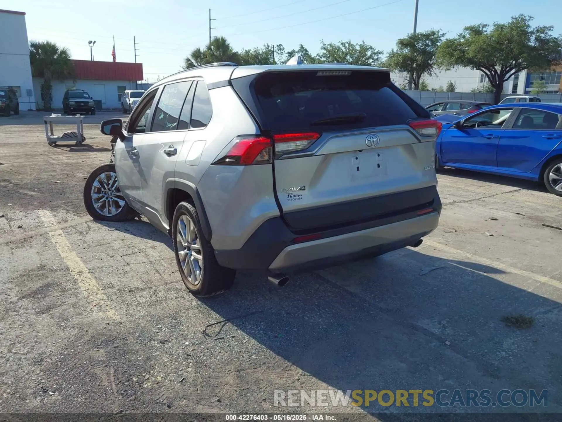 3 fotografías del automóvil dañado 2T3Y1RFV9NC190179 TOYOTA RAV4 2022