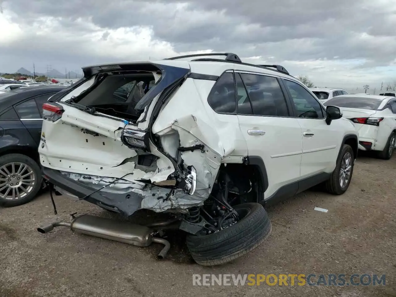 3 fotografías del automóvil dañado 2T3Y1RFVXNW236407 TOYOTA RAV4 2022