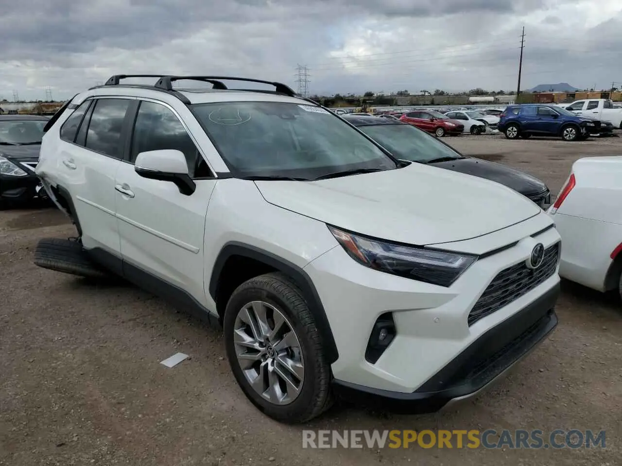 4 fotografías del automóvil dañado 2T3Y1RFVXNW236407 TOYOTA RAV4 2022