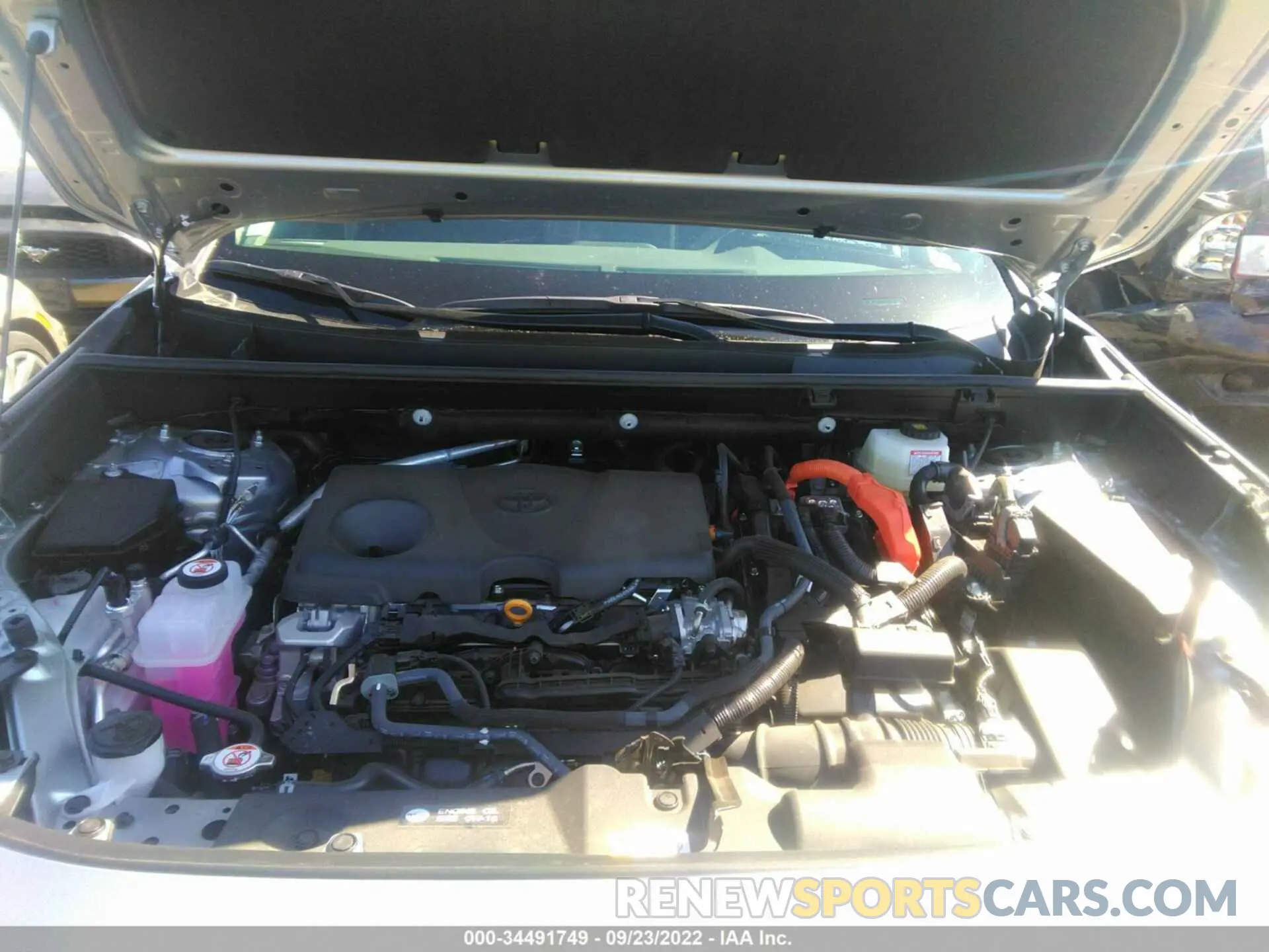 10 fotografías del automóvil dañado 4T3B6RFV0NU094074 TOYOTA RAV4 2022