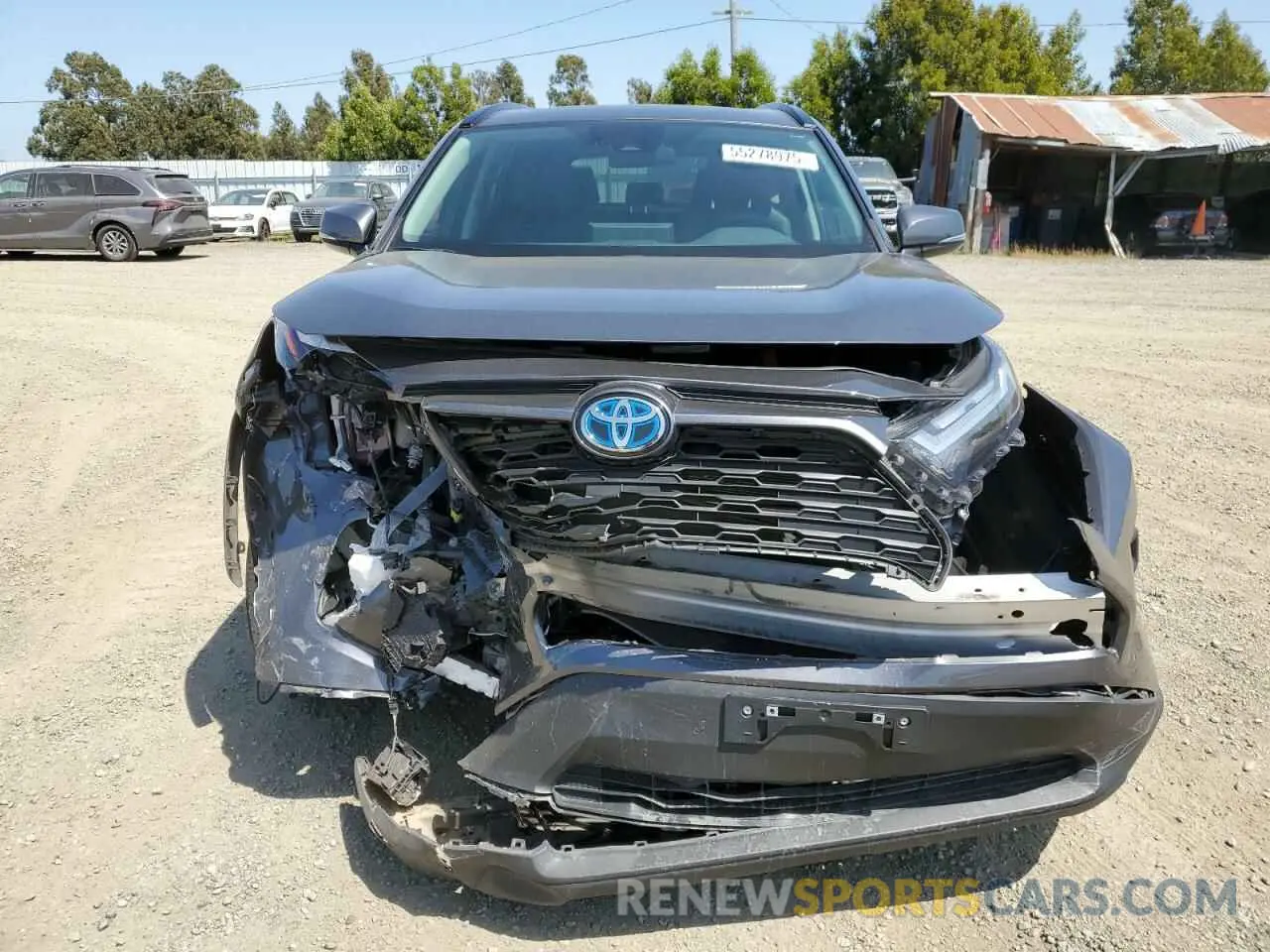 5 fotografías del automóvil dañado 4T3B6RFV8NU101885 TOYOTA RAV4 2022