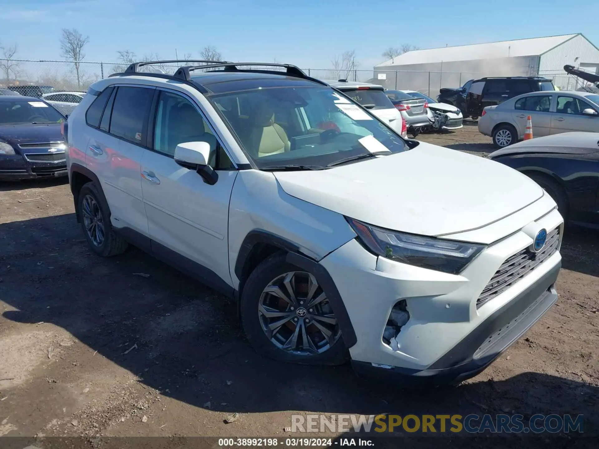 6 fotografías del automóvil dañado 4T3D6RFV6NU068295 TOYOTA RAV4 2022
