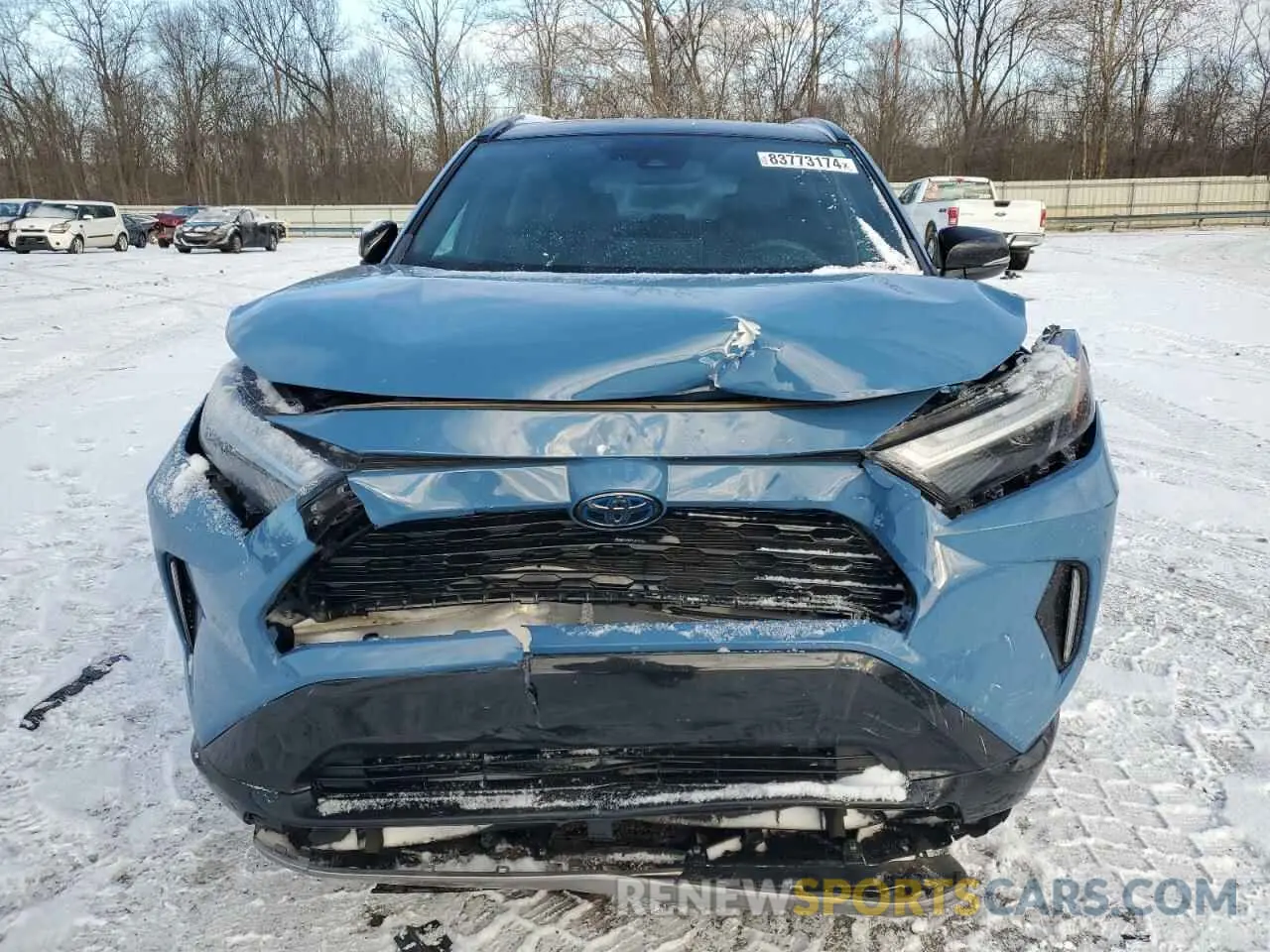 5 fotografías del automóvil dañado 4T3E6RFV0NU096811 TOYOTA RAV4 2022