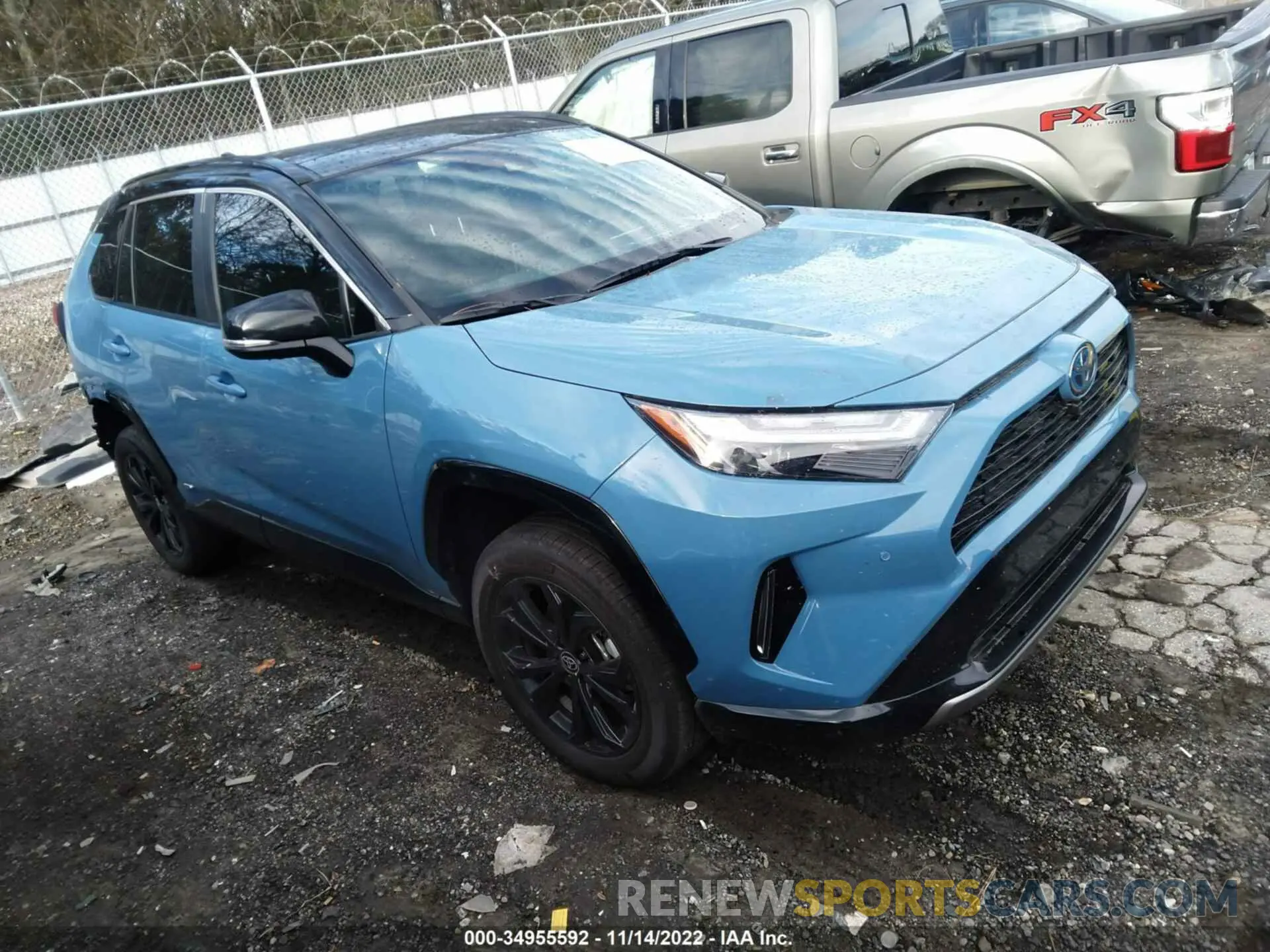 1 fotografías del automóvil dañado 4T3E6RFV3NU082319 TOYOTA RAV4 2022