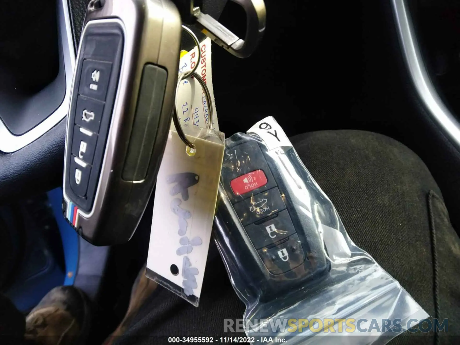 11 fotografías del automóvil dañado 4T3E6RFV3NU082319 TOYOTA RAV4 2022