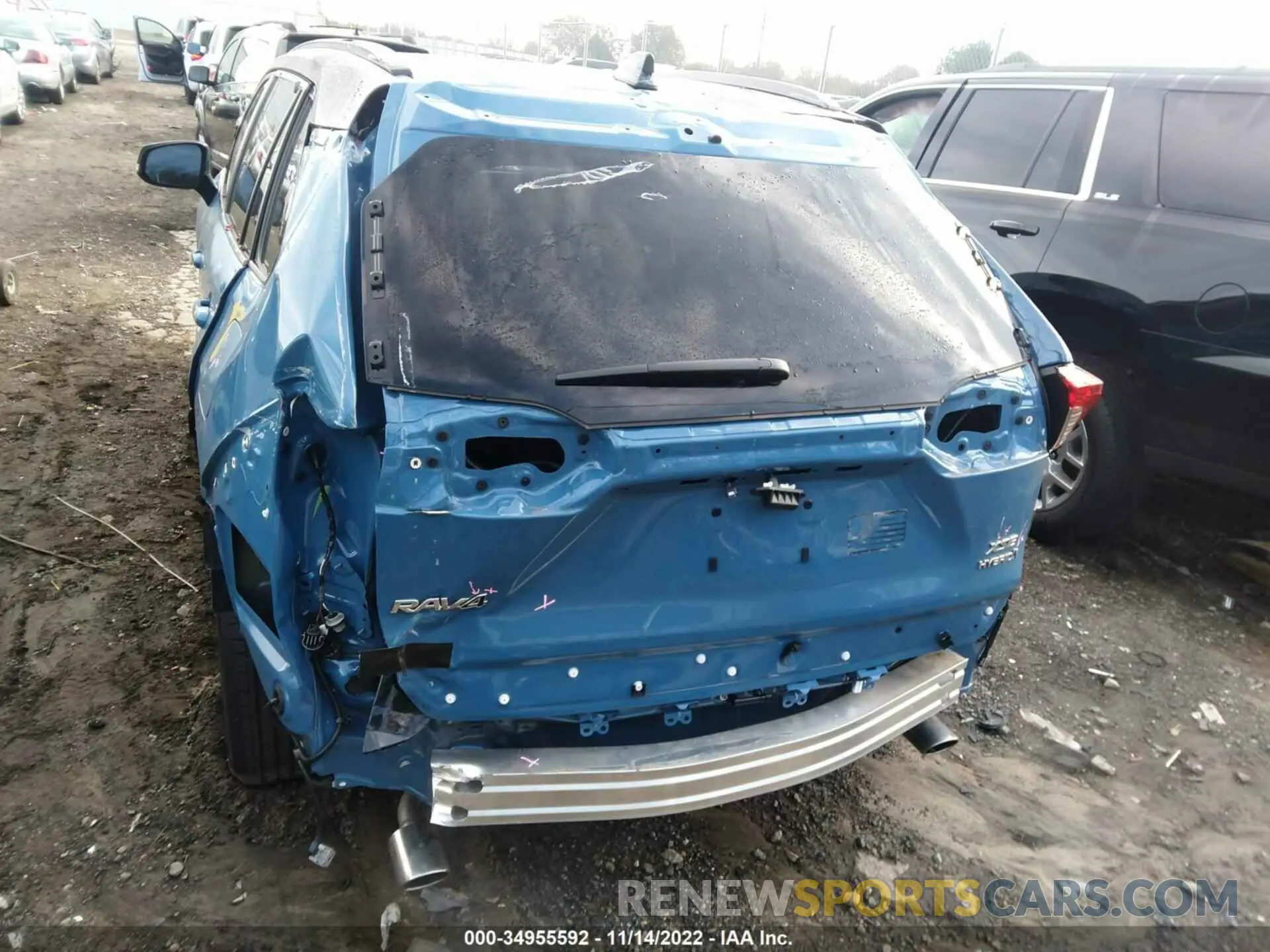 6 fotografías del automóvil dañado 4T3E6RFV3NU082319 TOYOTA RAV4 2022