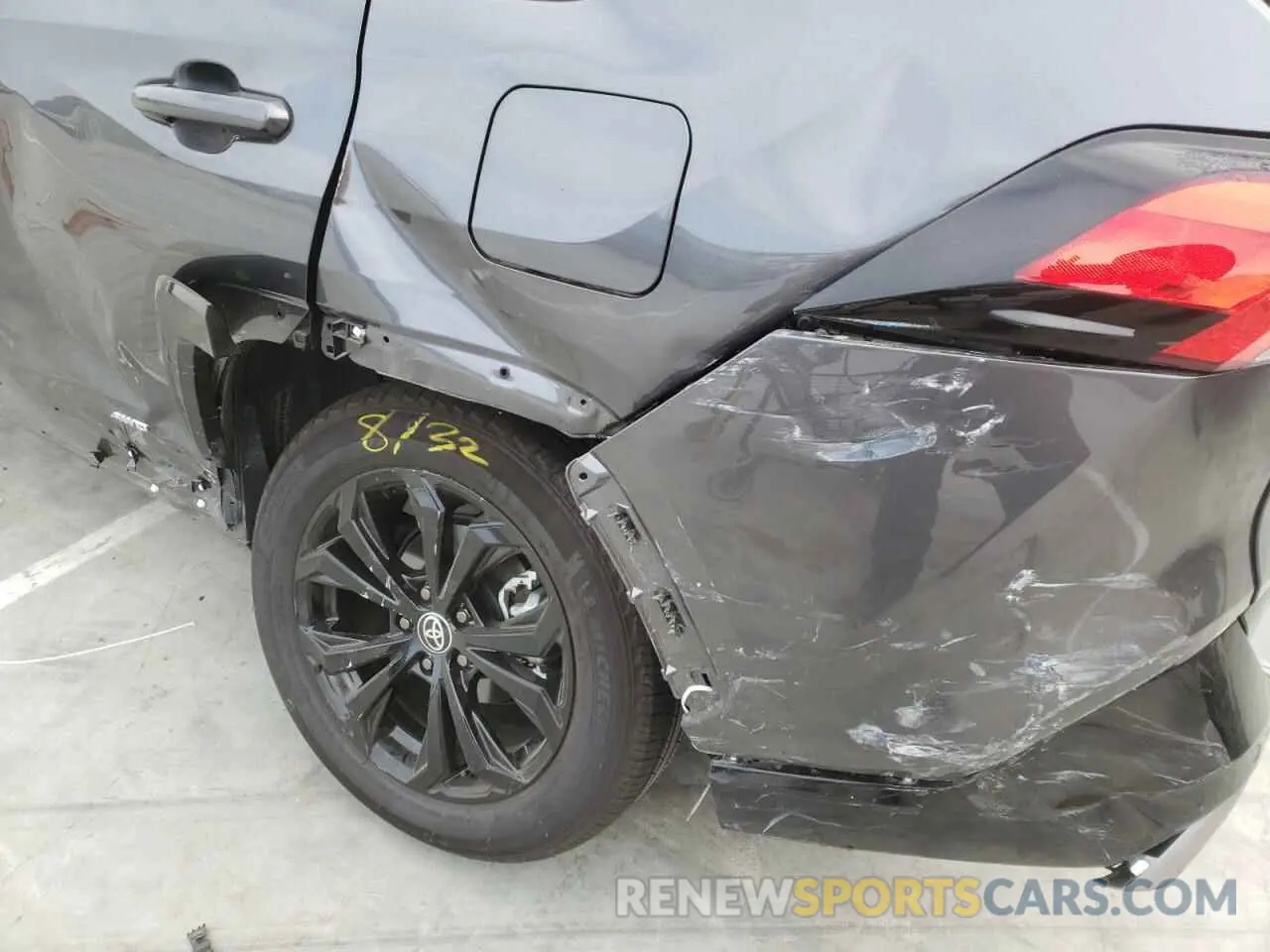 9 fotografías del automóvil dañado 4T3E6RFV9NU068280 TOYOTA RAV4 2022