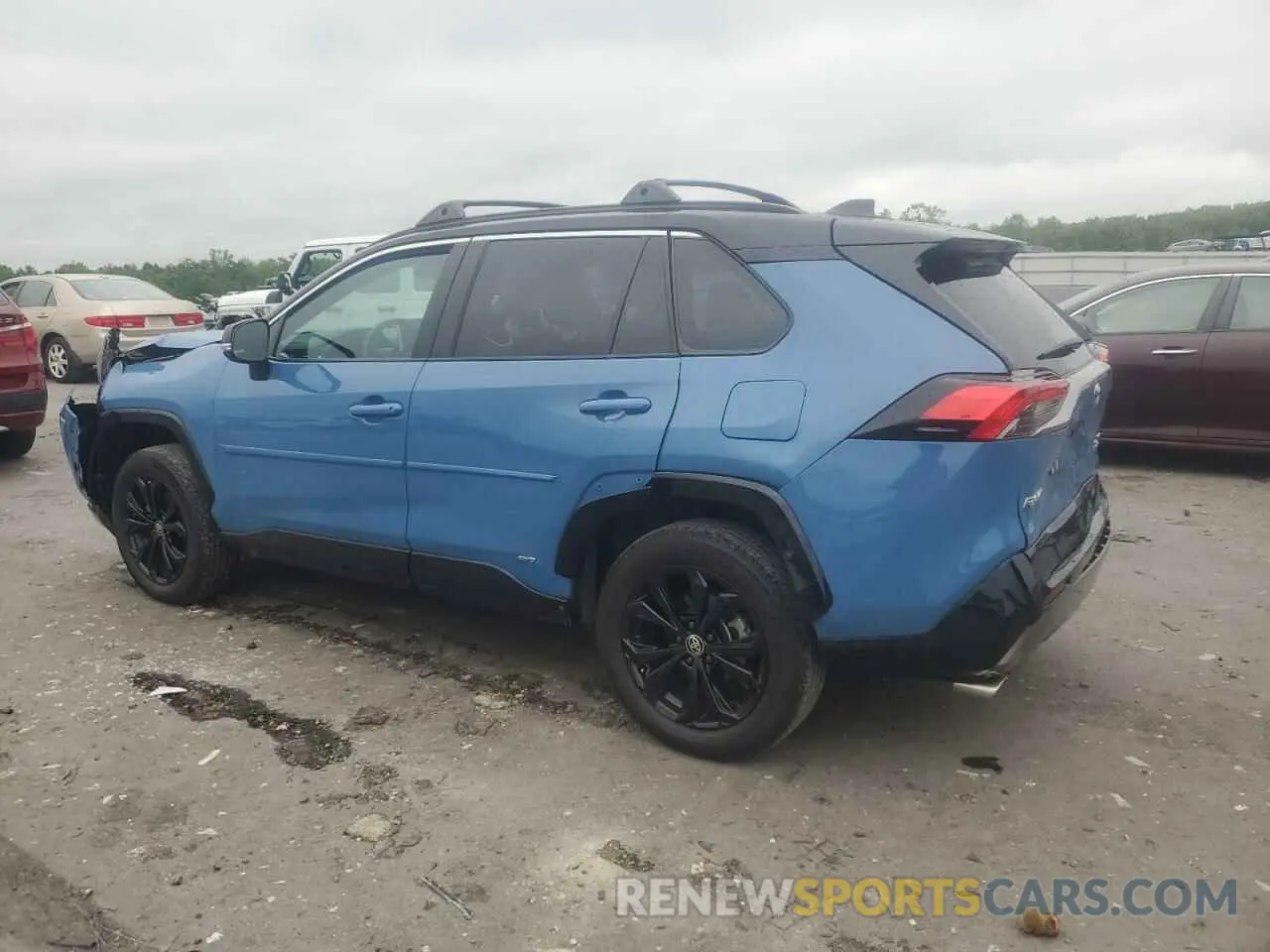 2 fotografías del automóvil dañado 4T3E6RFVXNU067834 TOYOTA RAV4 2022