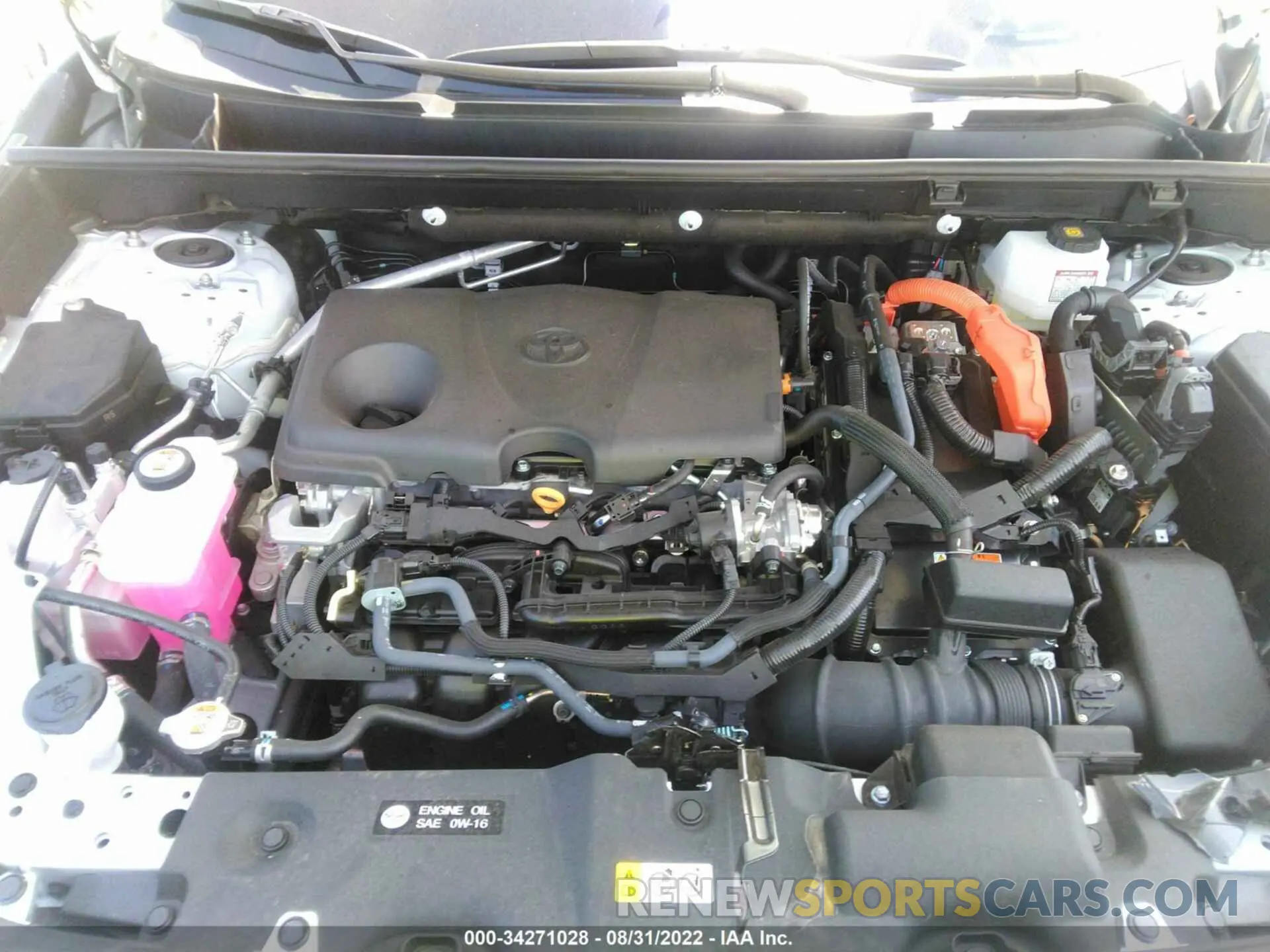 10 fotografías del automóvil dañado 4T3LWRFV1NU065333 TOYOTA RAV4 2022