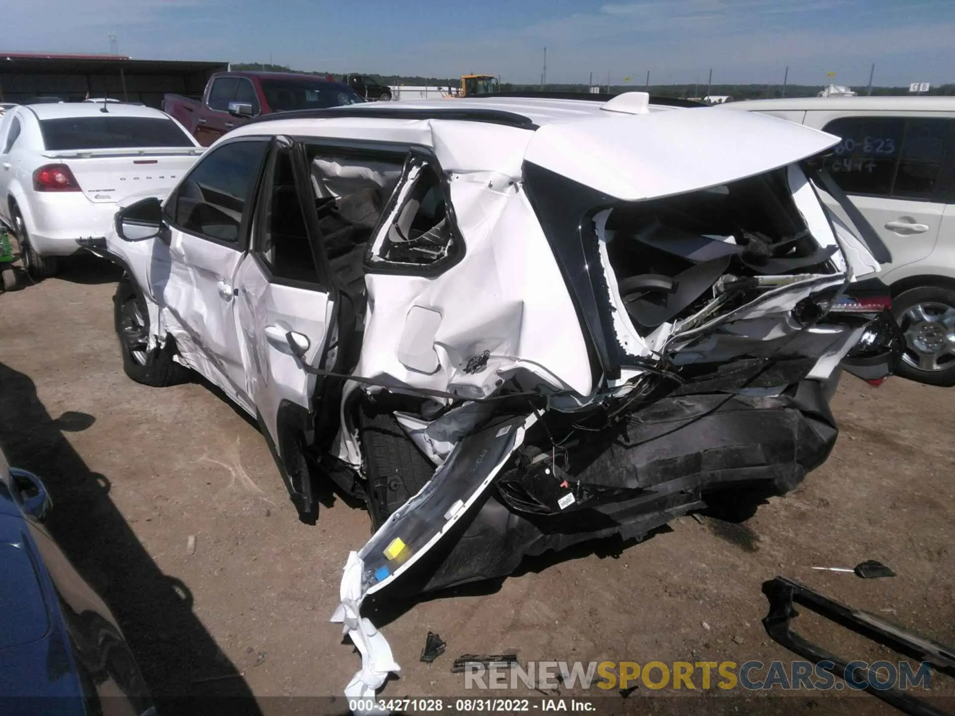 3 fotografías del automóvil dañado 4T3LWRFV1NU065333 TOYOTA RAV4 2022