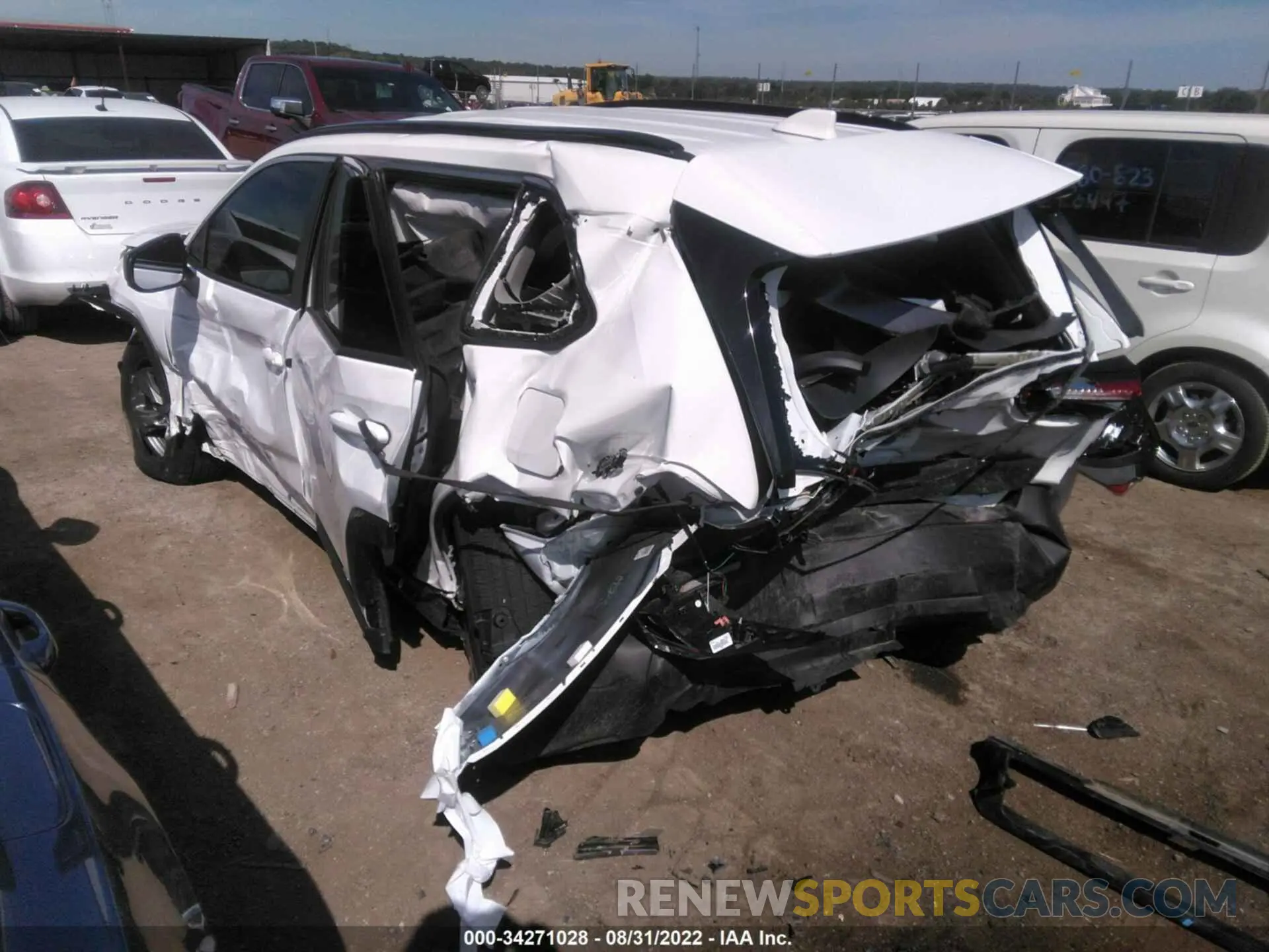 6 fotografías del automóvil dañado 4T3LWRFV1NU065333 TOYOTA RAV4 2022
