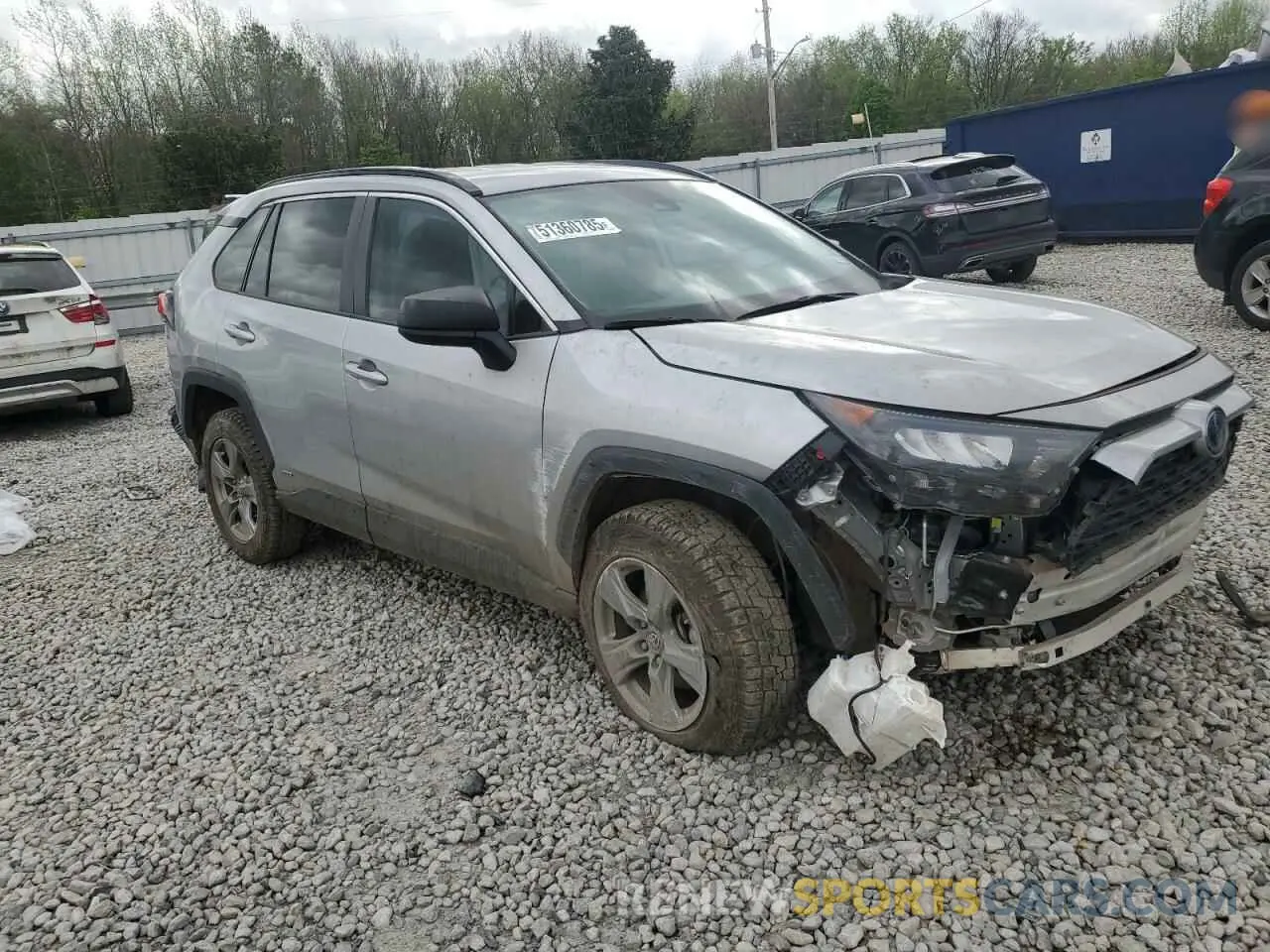 4 fotografías del automóvil dañado 4T3LWRFV3NU070274 TOYOTA RAV4 2022