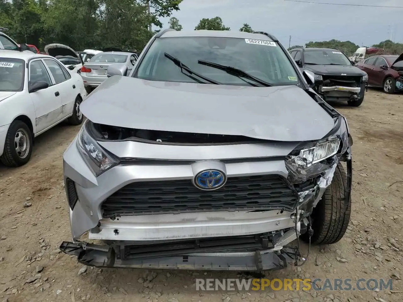 5 fotografías del automóvil dañado 4T3MWRFV0NU073816 TOYOTA RAV4 2022