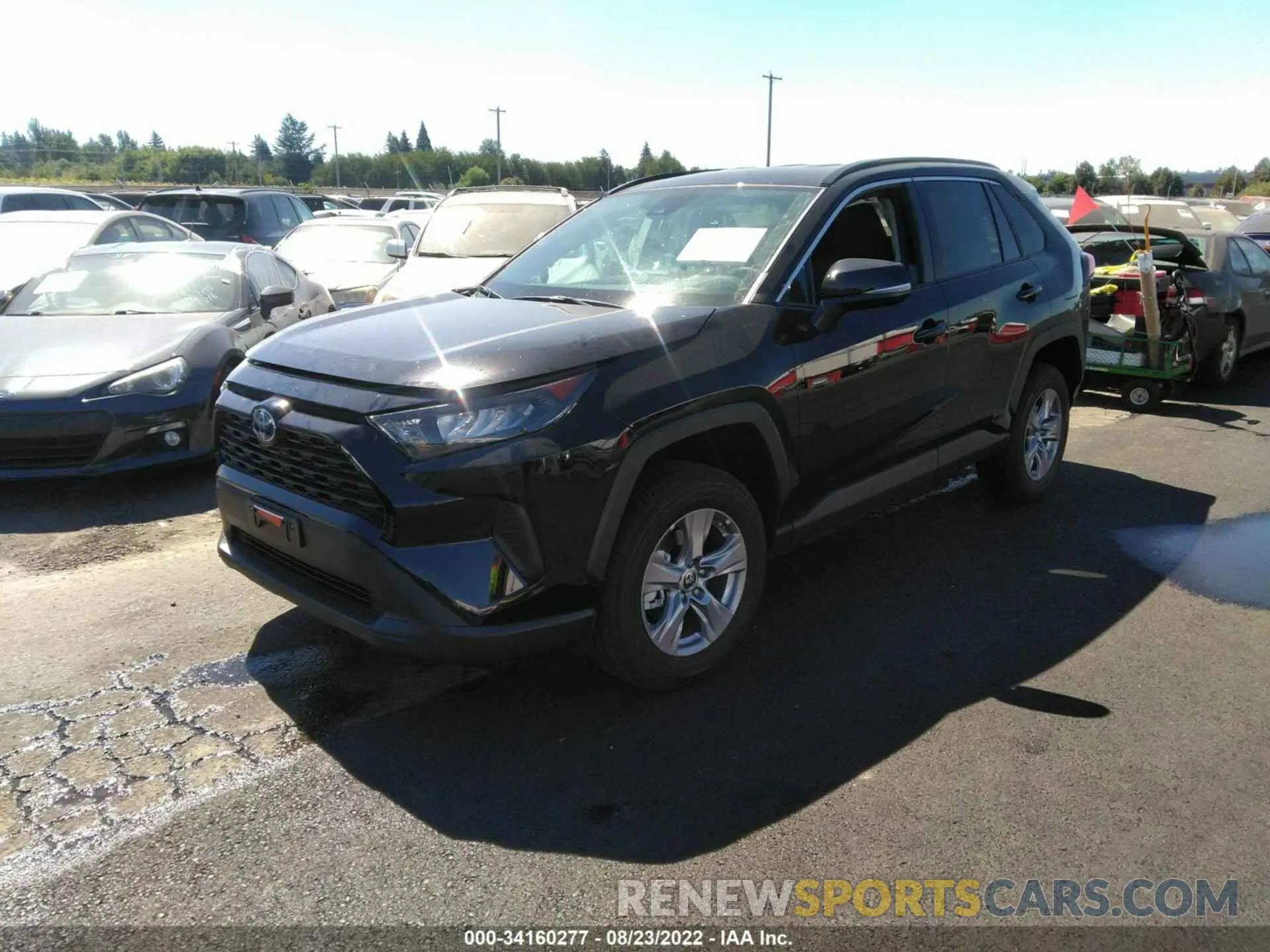 2 fotografías del automóvil dañado 4T3MWRFV2NU069945 TOYOTA RAV4 2022