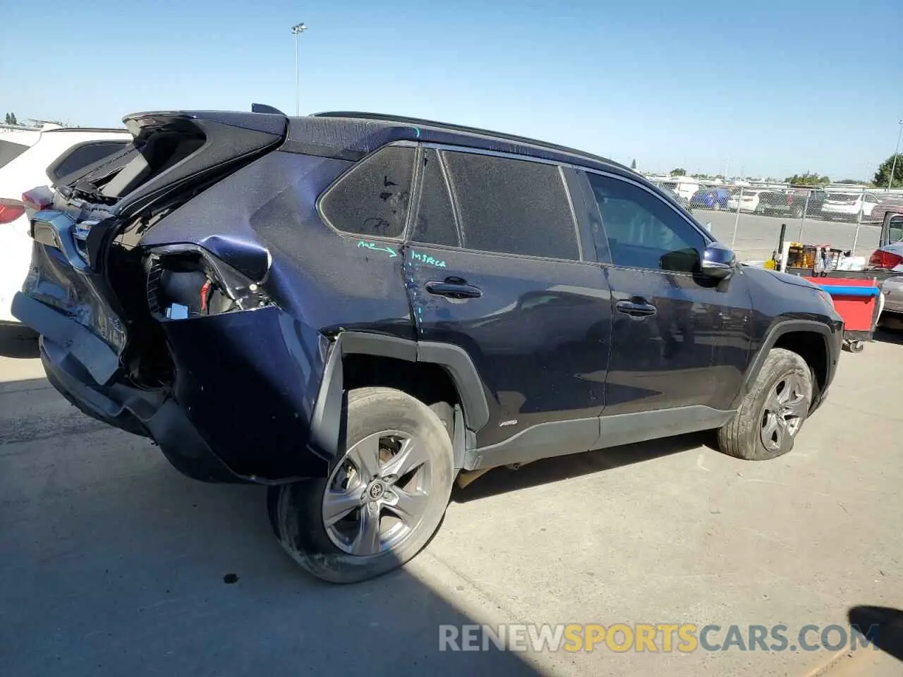 3 fotografías del automóvil dañado 4T3RWRFV0NU060120 TOYOTA RAV4 2022