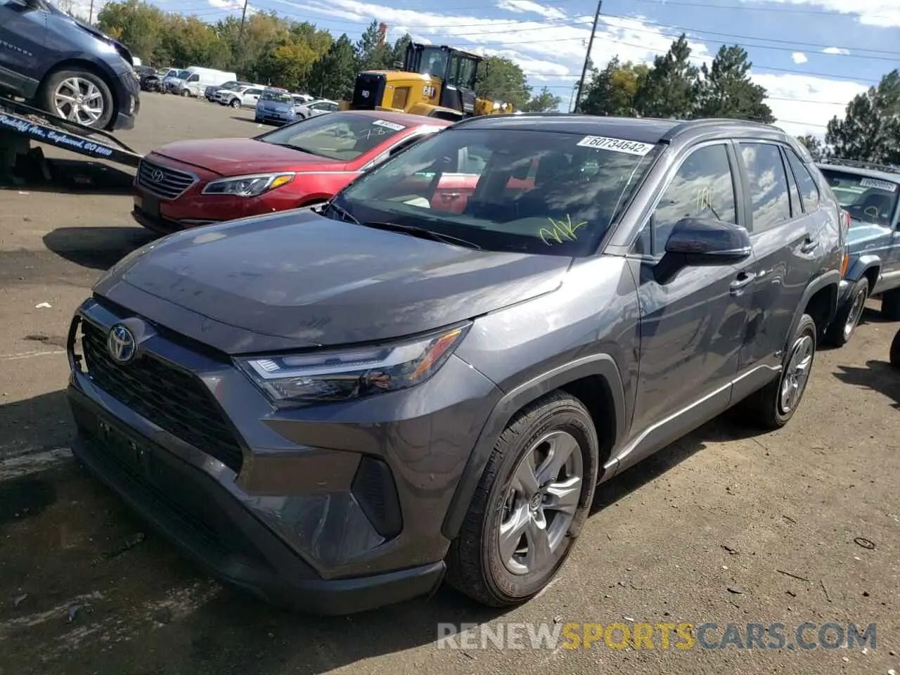 2 fotografías del automóvil dañado 4T3RWRFV5NU063076 TOYOTA RAV4 2022