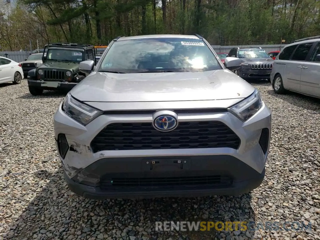 5 fotografías del automóvil dañado 4T3RWRFV7NU057408 TOYOTA RAV4 2022