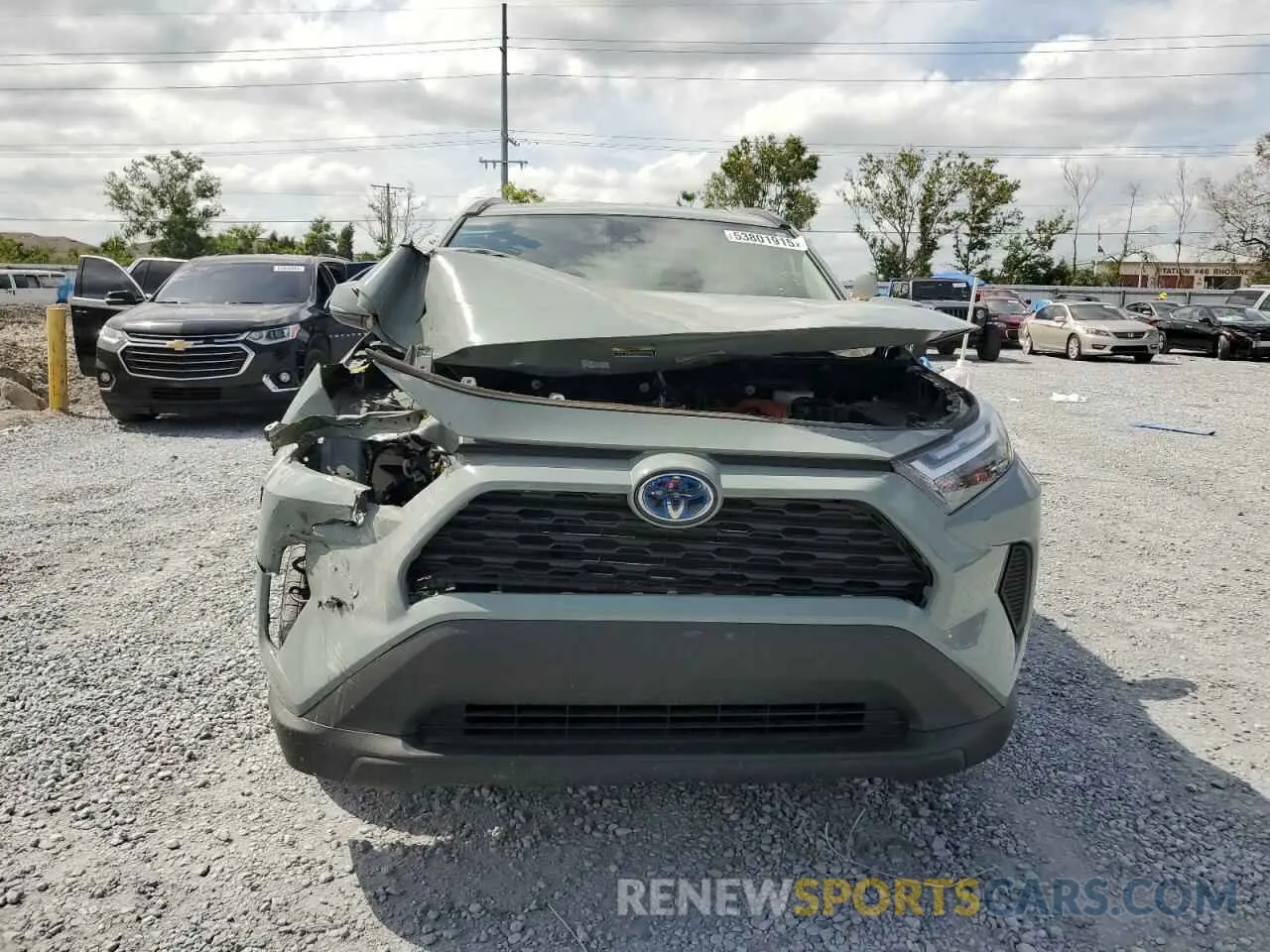 5 fotografías del automóvil dañado 4T3RWRFV9NU050430 TOYOTA RAV4 2022