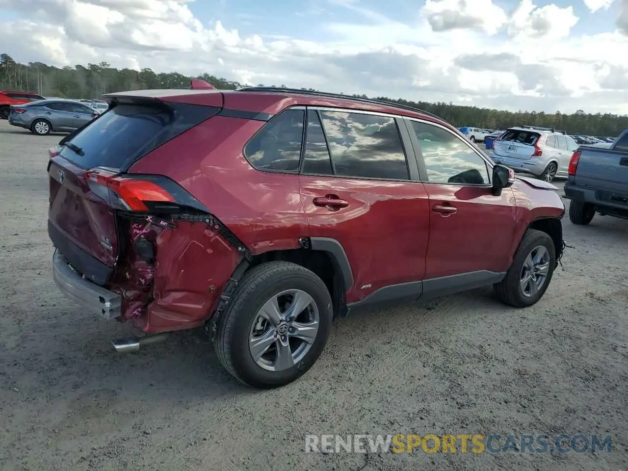 3 fotografías del automóvil dañado 4T3RWRFV9NU058768 TOYOTA RAV4 2022