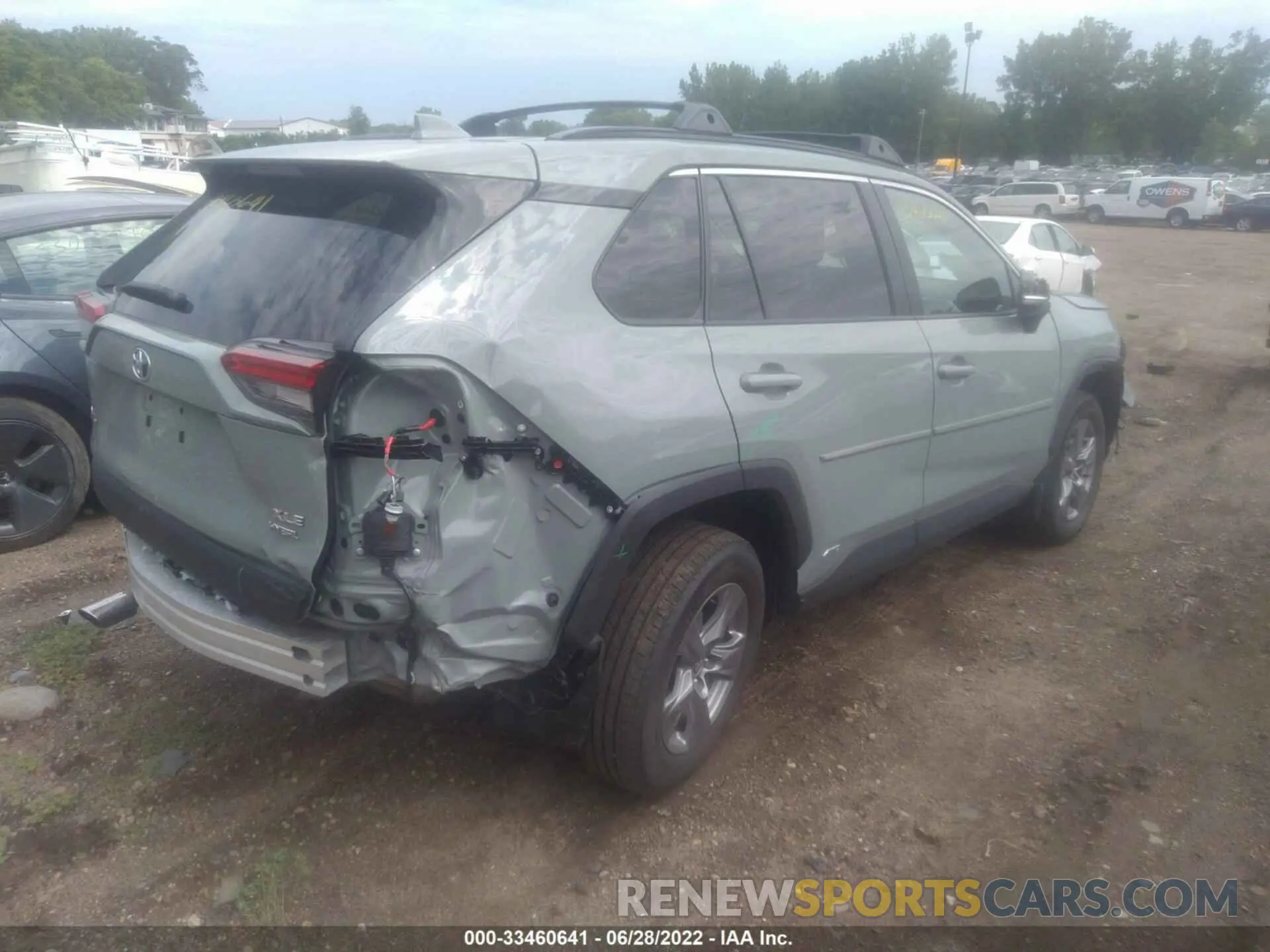 4 fotografías del automóvil dañado 4T3RWRFVXNU052896 TOYOTA RAV4 2022