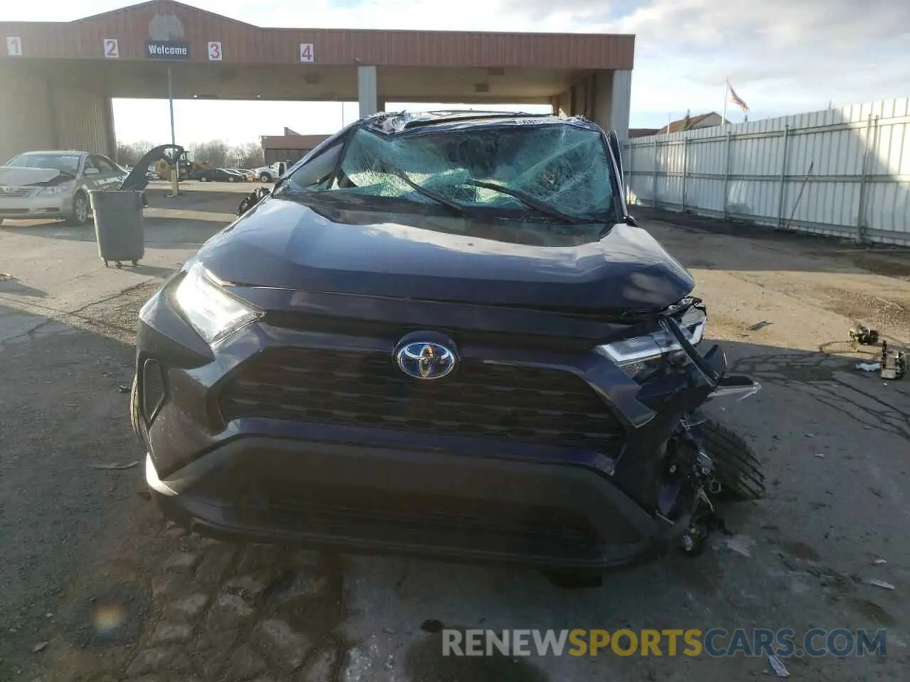 5 fotografías del automóvil dañado 4T3RWRFVXNU066524 TOYOTA RAV4 2022