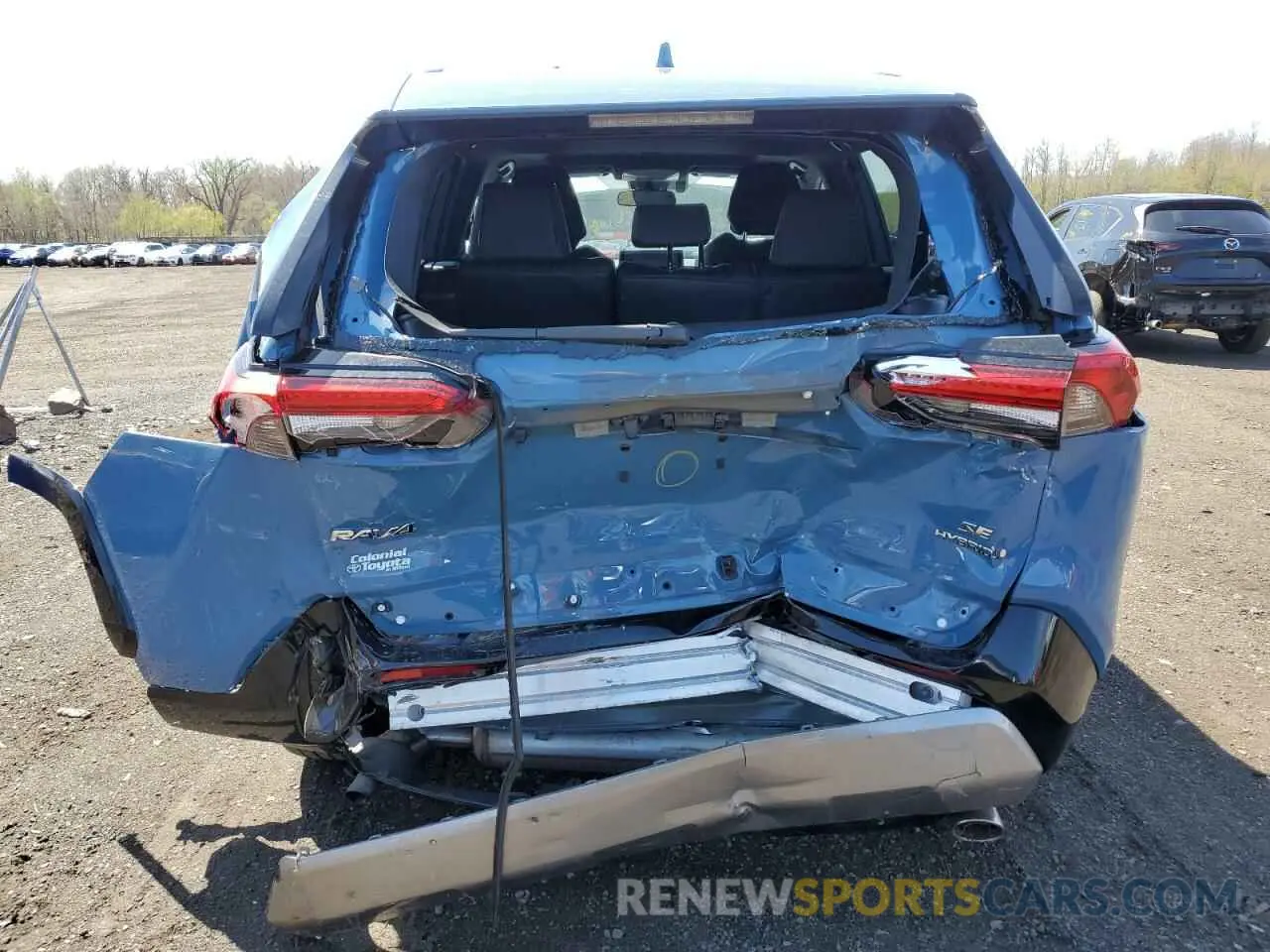 6 fotografías del automóvil dañado 4T3T6RFV0NU079529 TOYOTA RAV4 2022