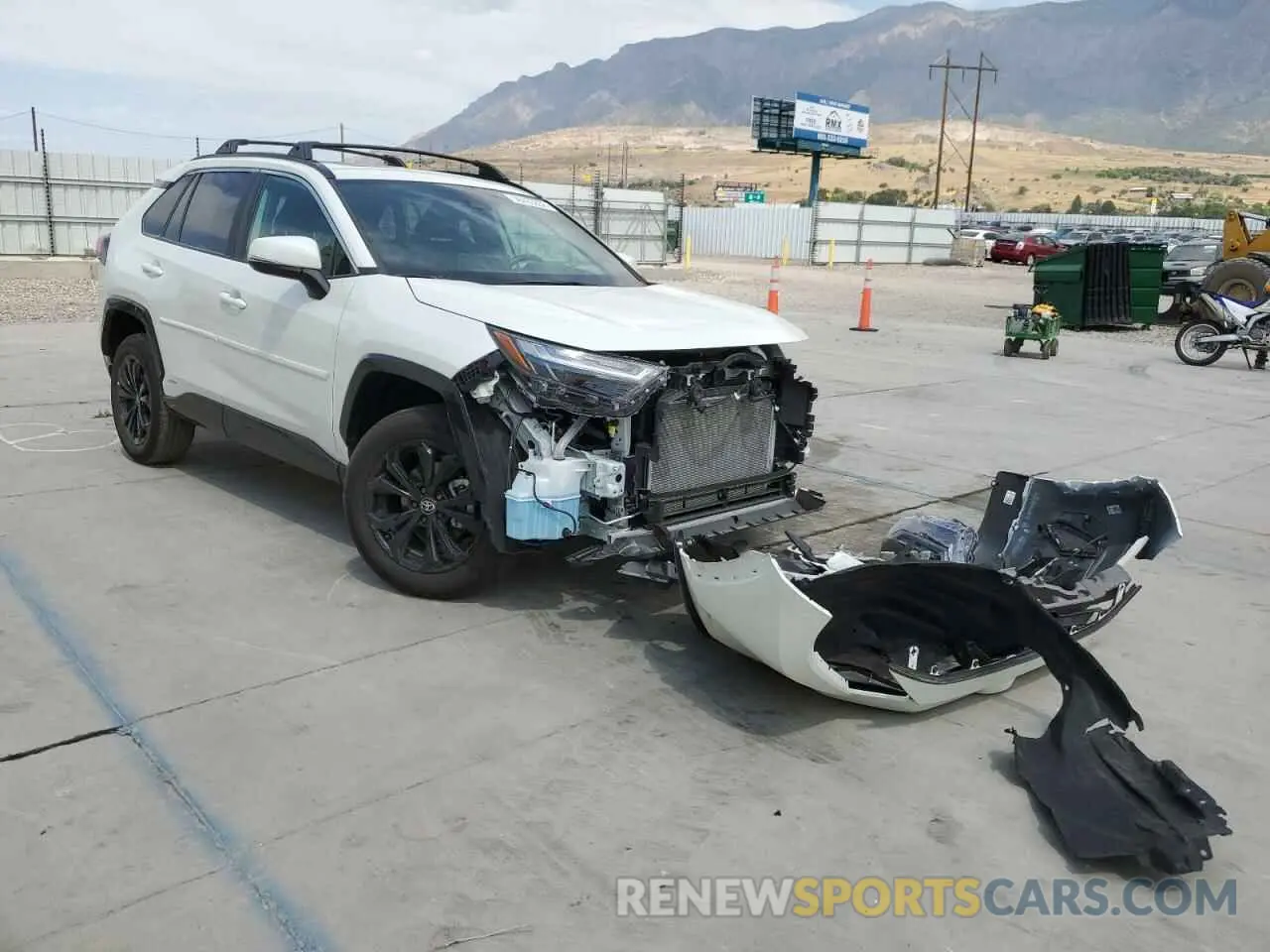1 fotografías del automóvil dañado 4T3T6RFV3NU070727 TOYOTA RAV4 2022