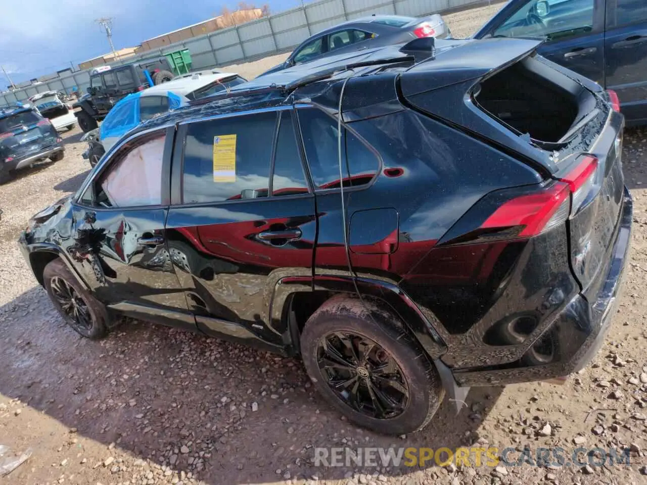 2 fotografías del automóvil dañado 4T3T6RFV4NU080053 TOYOTA RAV4 2022
