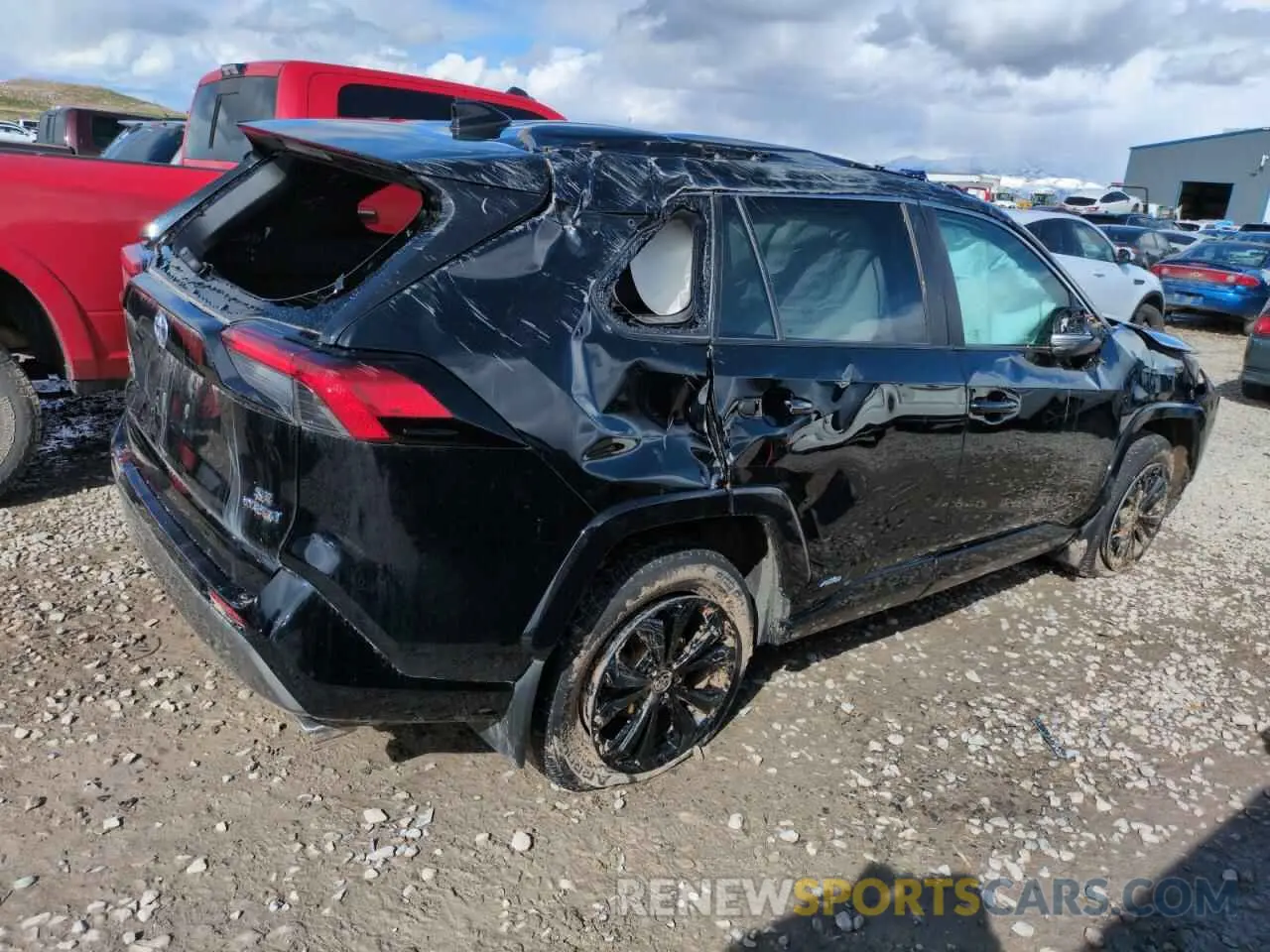 3 fotografías del automóvil dañado 4T3T6RFV4NU080053 TOYOTA RAV4 2022