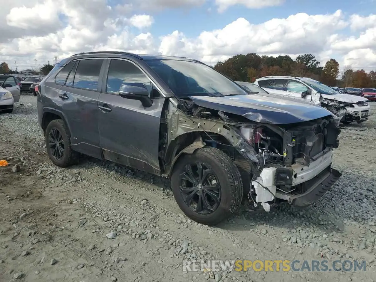 4 fotografías del automóvil dañado 4T3T6RFV6NU080605 TOYOTA RAV4 2022