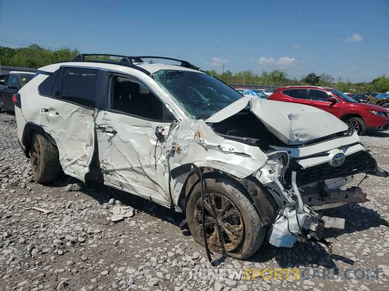 4 fotografías del automóvil dañado 4T3T6RFV8NU064843 TOYOTA RAV4 2022