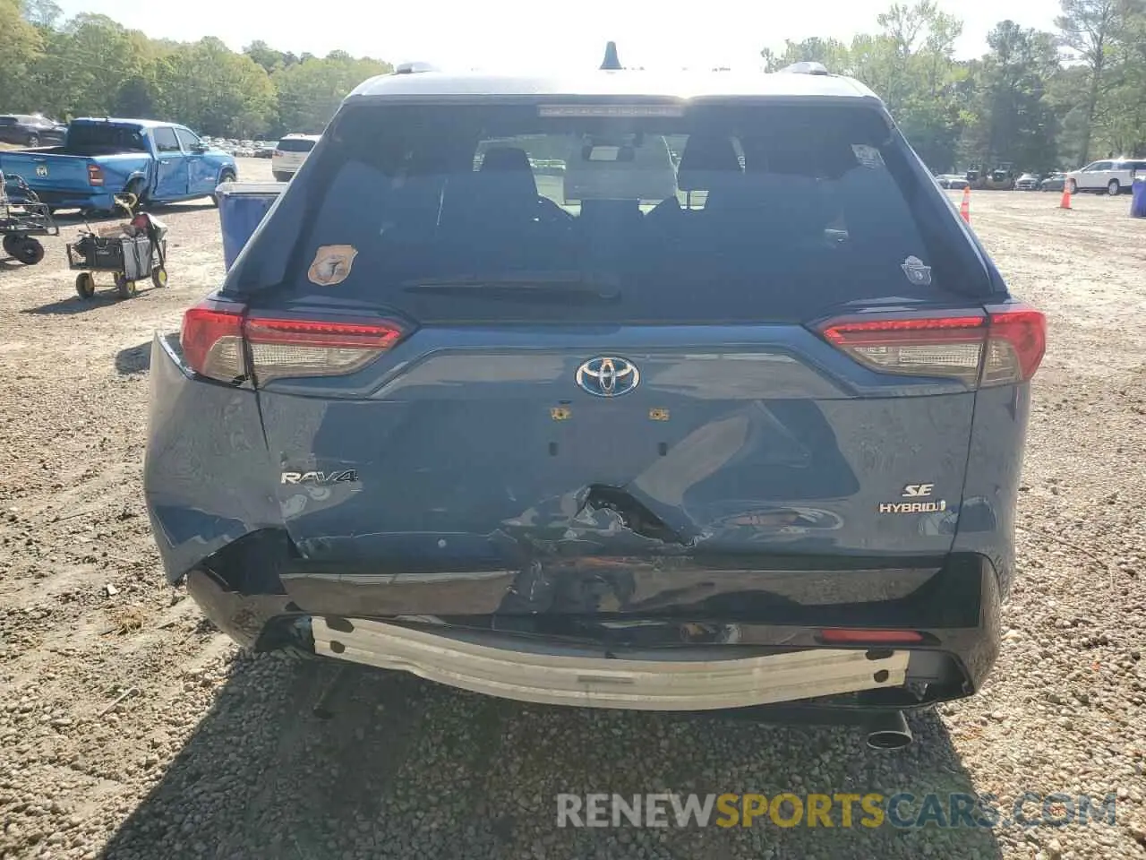 6 fotografías del automóvil dañado JTM16RFV0ND047684 TOYOTA RAV4 2022
