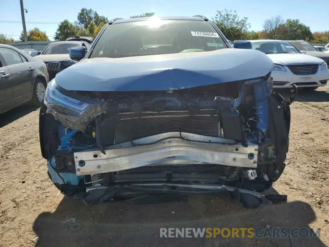 5 fotografías del automóvil dañado JTM16RFV2ND060386 TOYOTA RAV4 2022