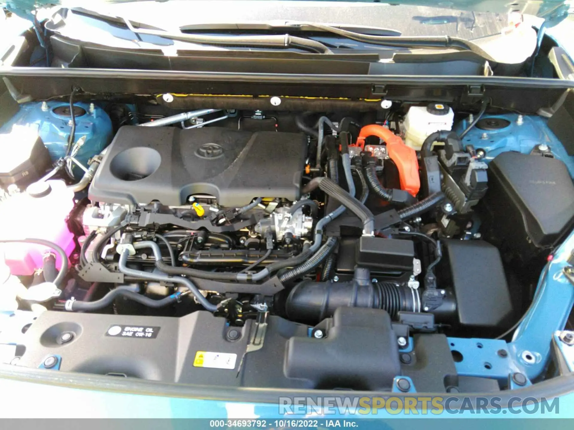 10 fotografías del automóvil dañado JTM16RFV4ND063113 TOYOTA RAV4 2022