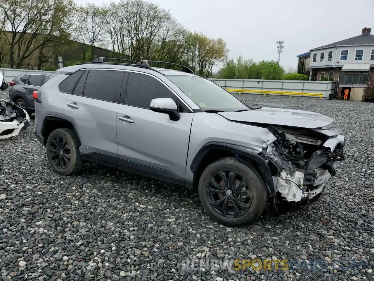 4 fotografías del automóvil dañado JTM16RFV6ND050363 TOYOTA RAV4 2022