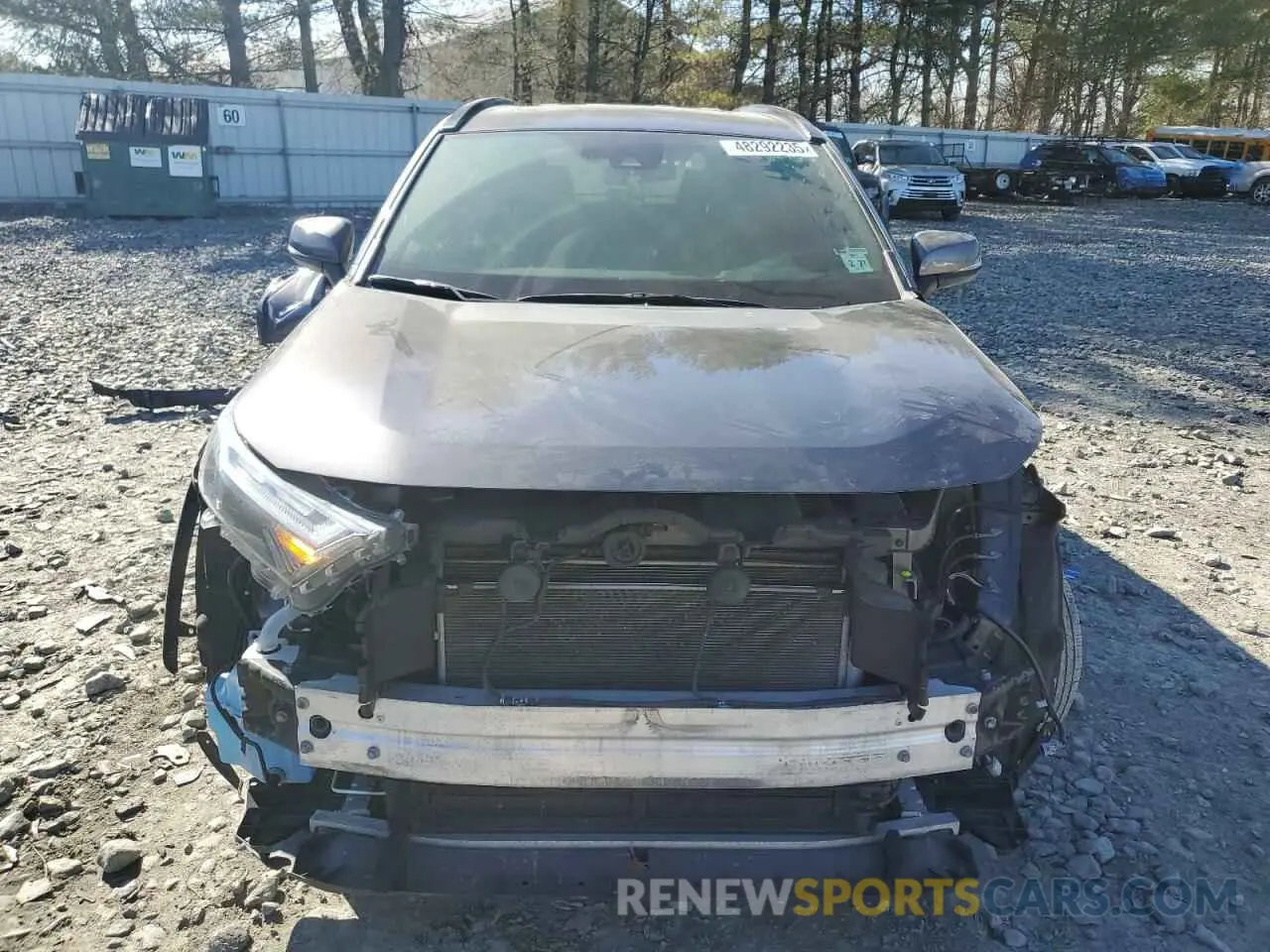 5 fotografías del automóvil dañado JTM16RFV7NJ014313 TOYOTA RAV4 2022