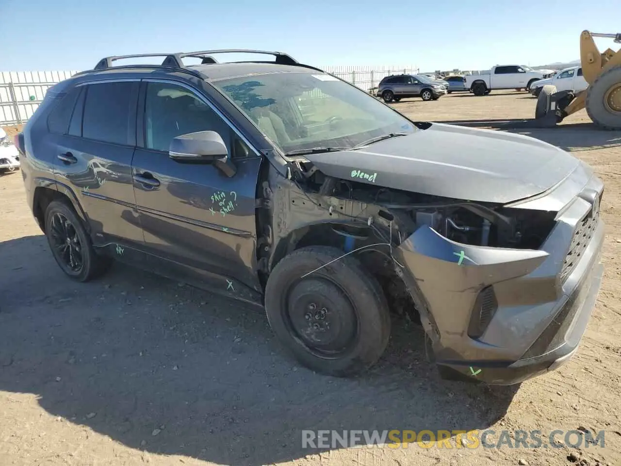 4 fotografías del automóvil dañado JTM16RFV8ND053538 TOYOTA RAV4 2022