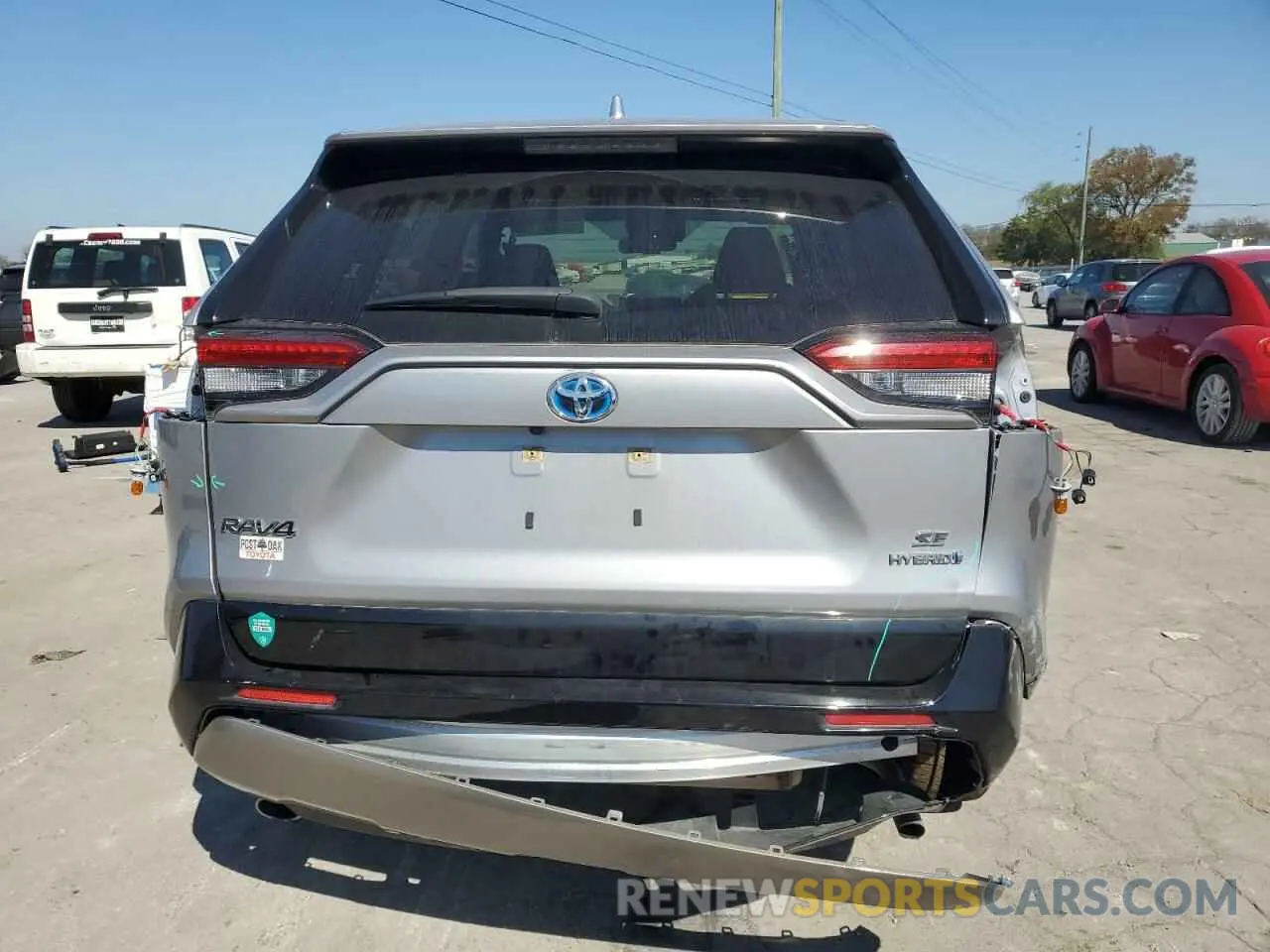 6 fotografías del automóvil dañado JTM16RFV9ND058537 TOYOTA RAV4 2022