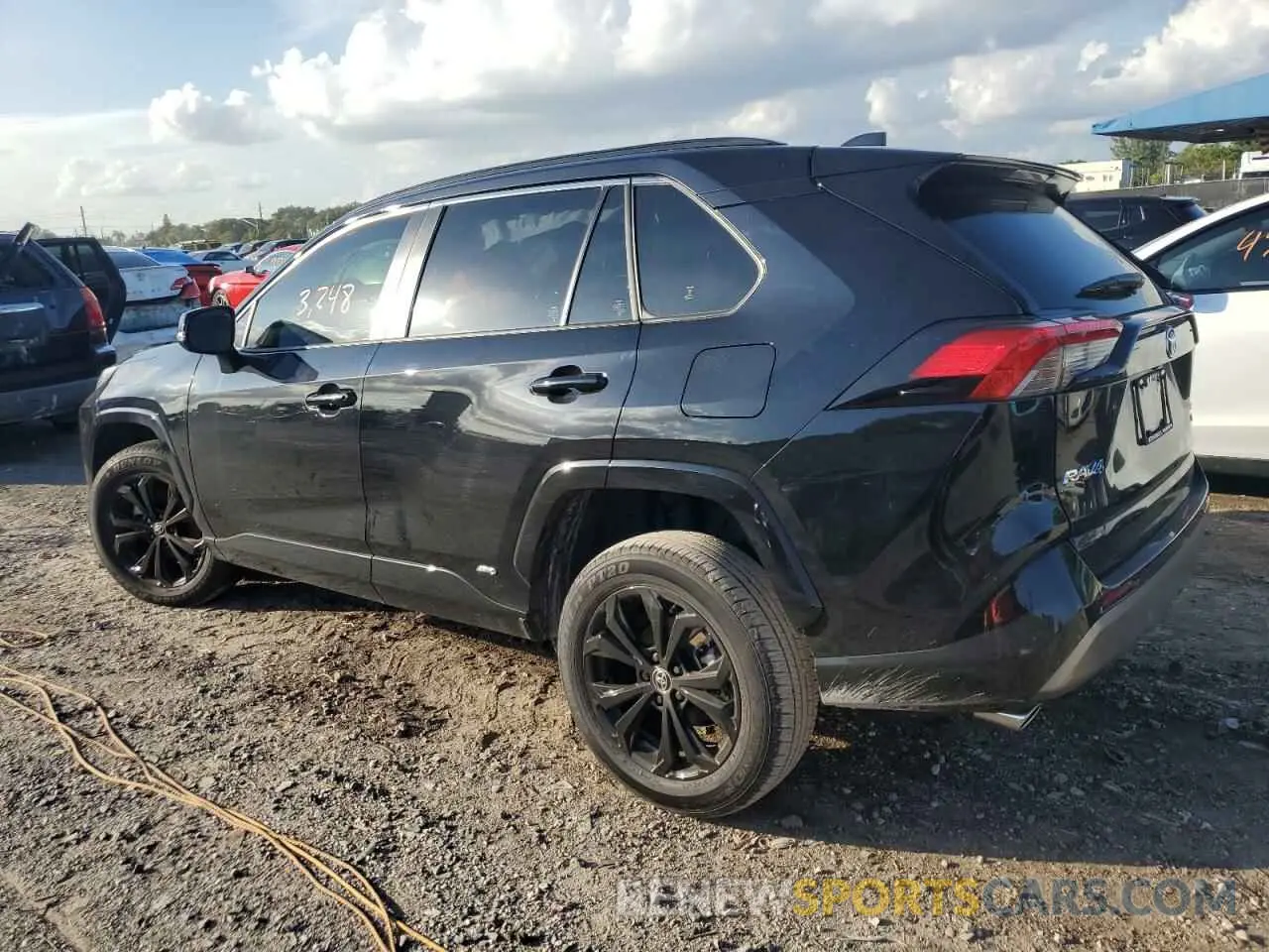 2 fotografías del automóvil dañado JTM16RFV9ND066878 TOYOTA RAV4 2022