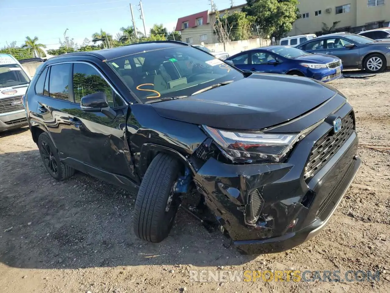 4 fotografías del automóvil dañado JTM16RFV9ND066878 TOYOTA RAV4 2022