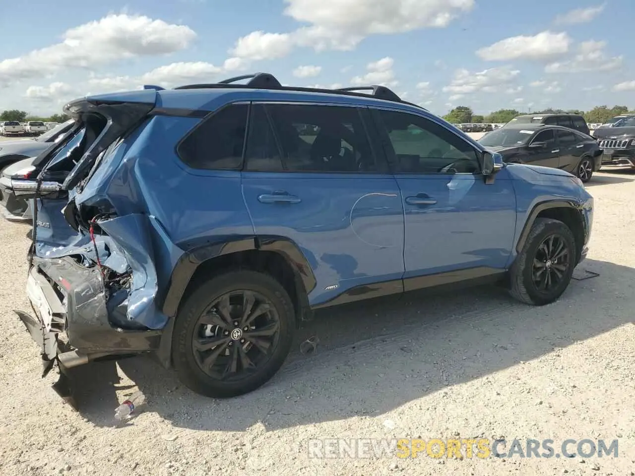3 fotografías del automóvil dañado JTM16RFV9ND067562 TOYOTA RAV4 2022