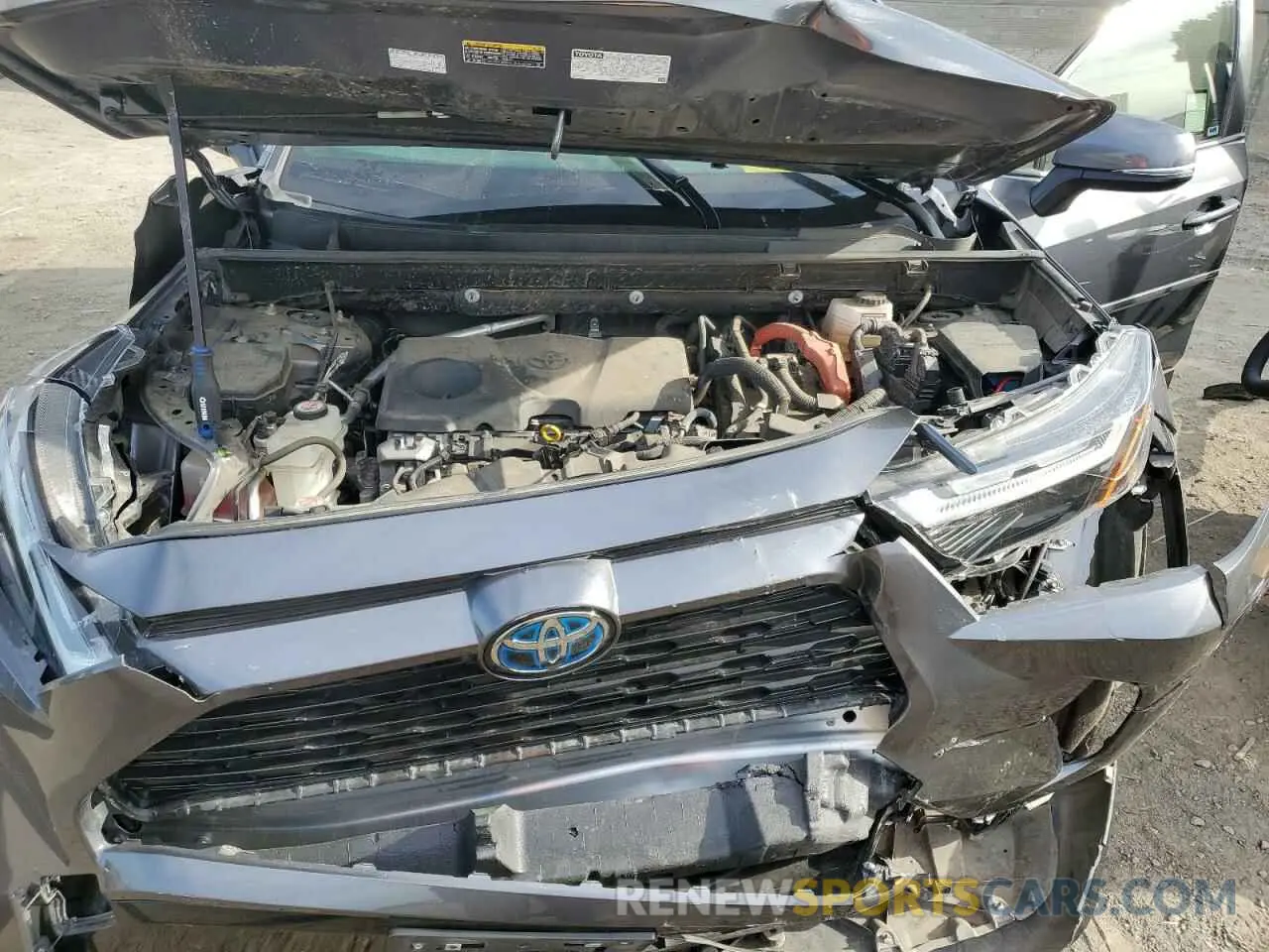 12 fotografías del automóvil dañado JTM16RFVXND047529 TOYOTA RAV4 2022