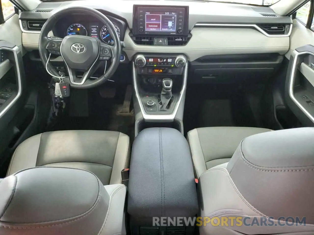 8 fotografías del automóvil dañado JTMB6RFV0ND052324 TOYOTA RAV4 2022