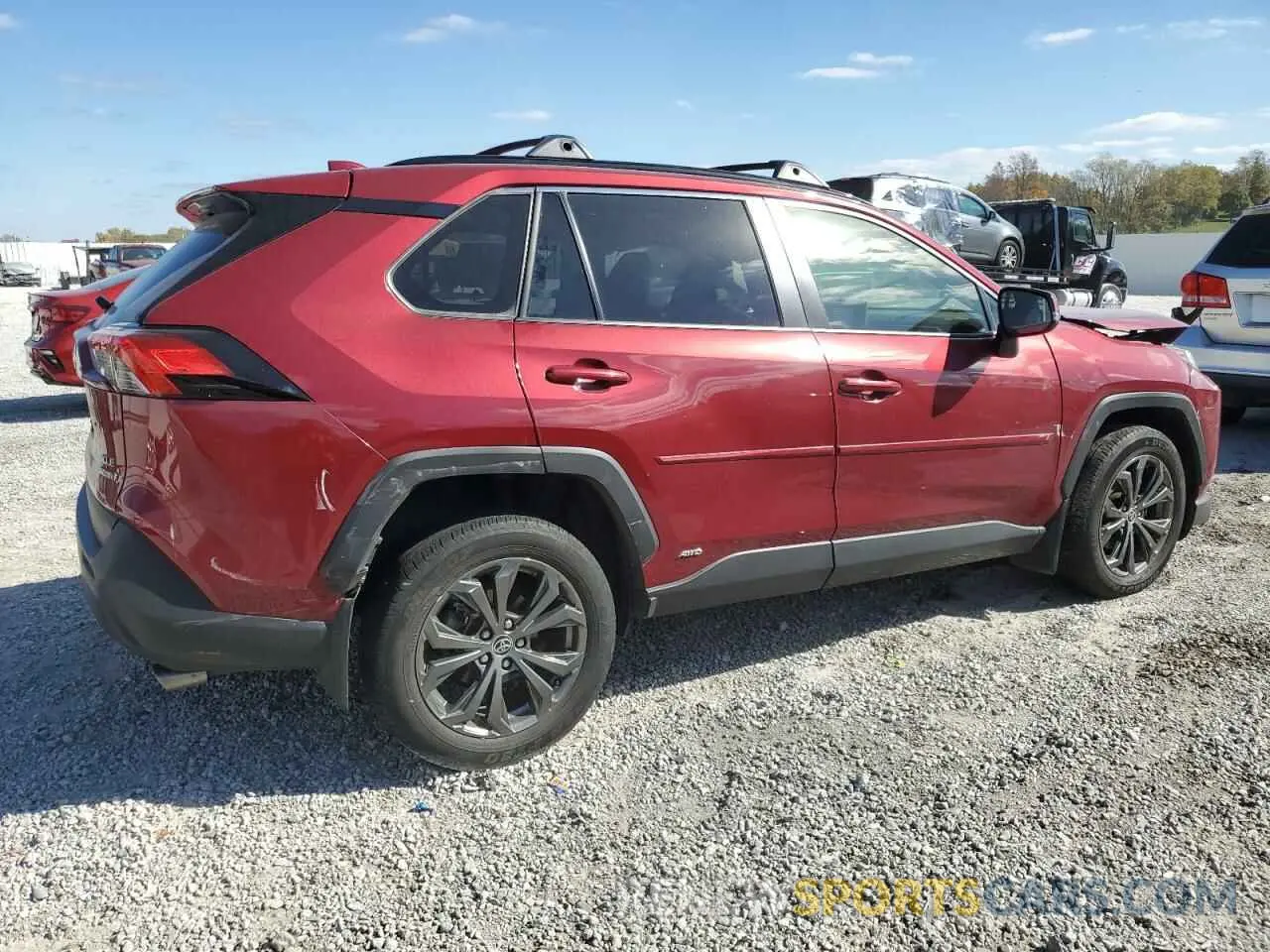 3 fotografías del automóvil dañado JTMB6RFV0ND071925 TOYOTA RAV4 2022